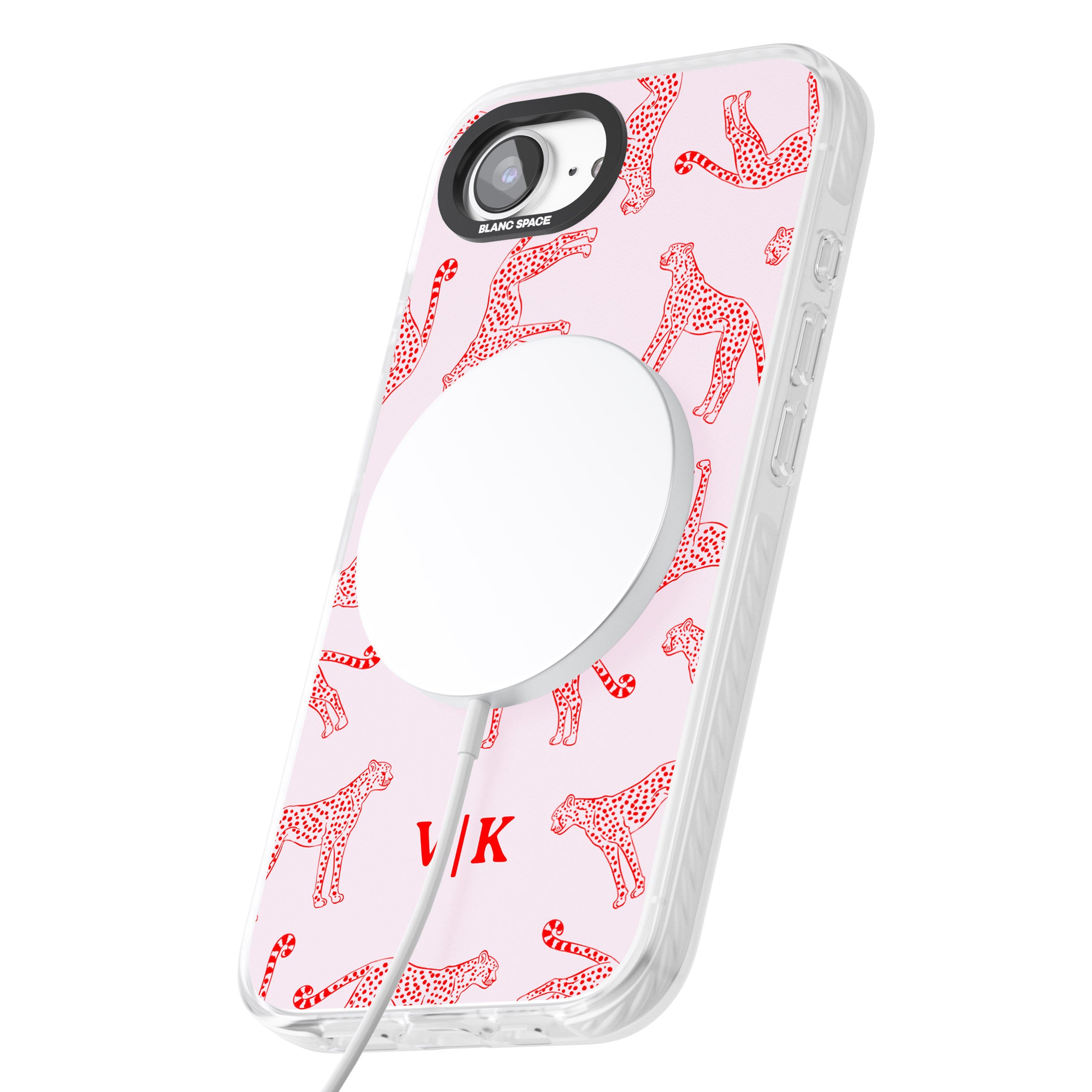 Personalised Red & Pink Cheetah