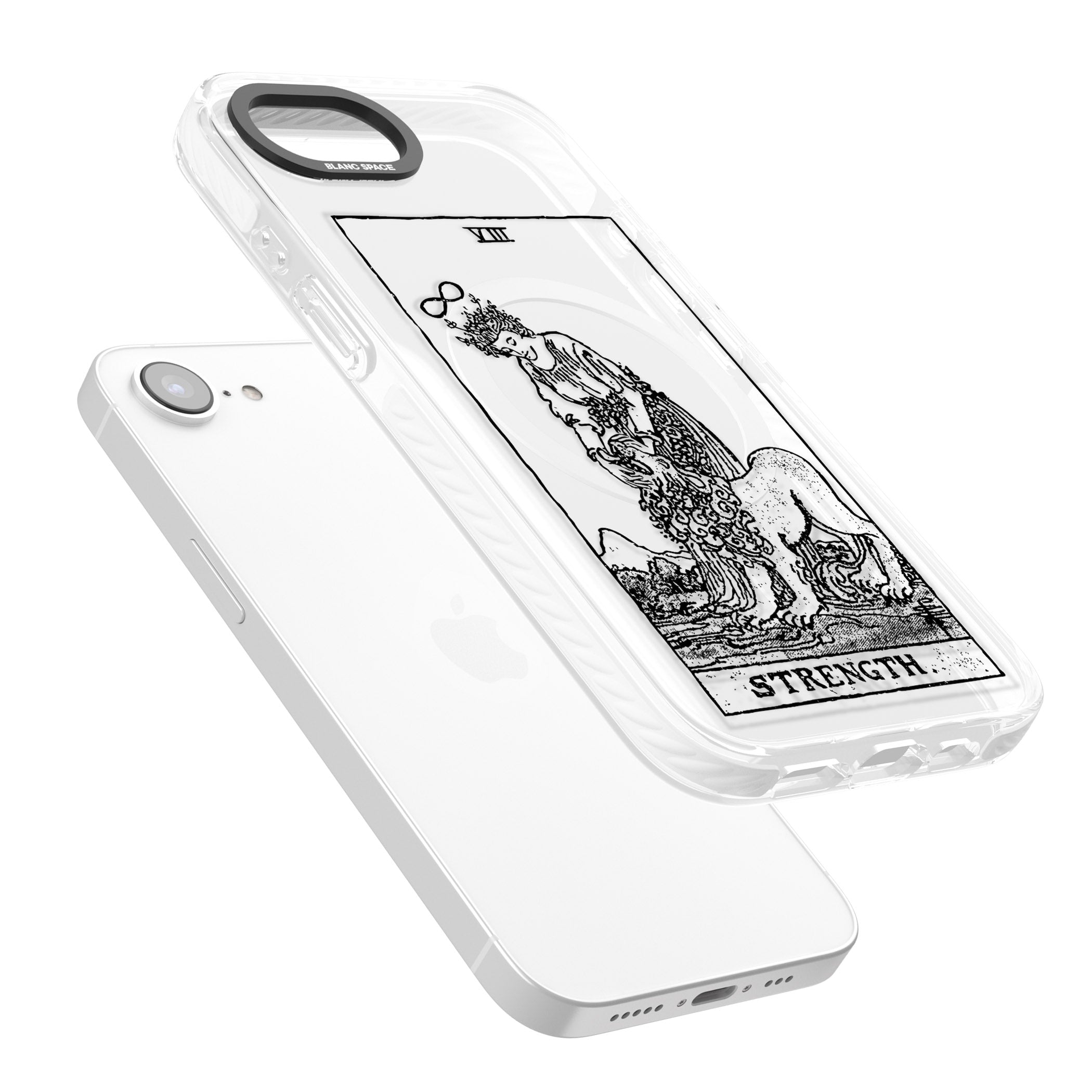 Personalised Strength Tarot Card (Clear)