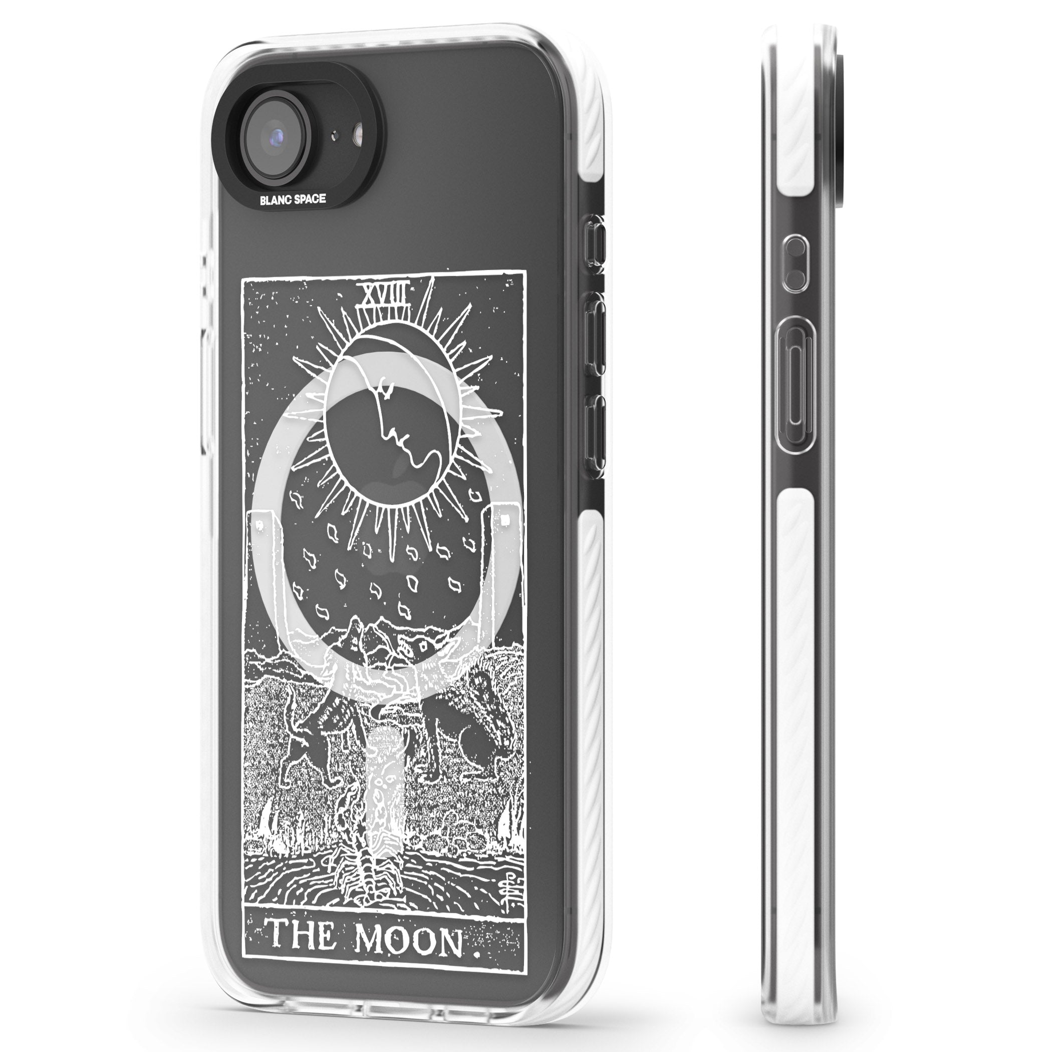 Personalised The Moon Tarot Card (White)
