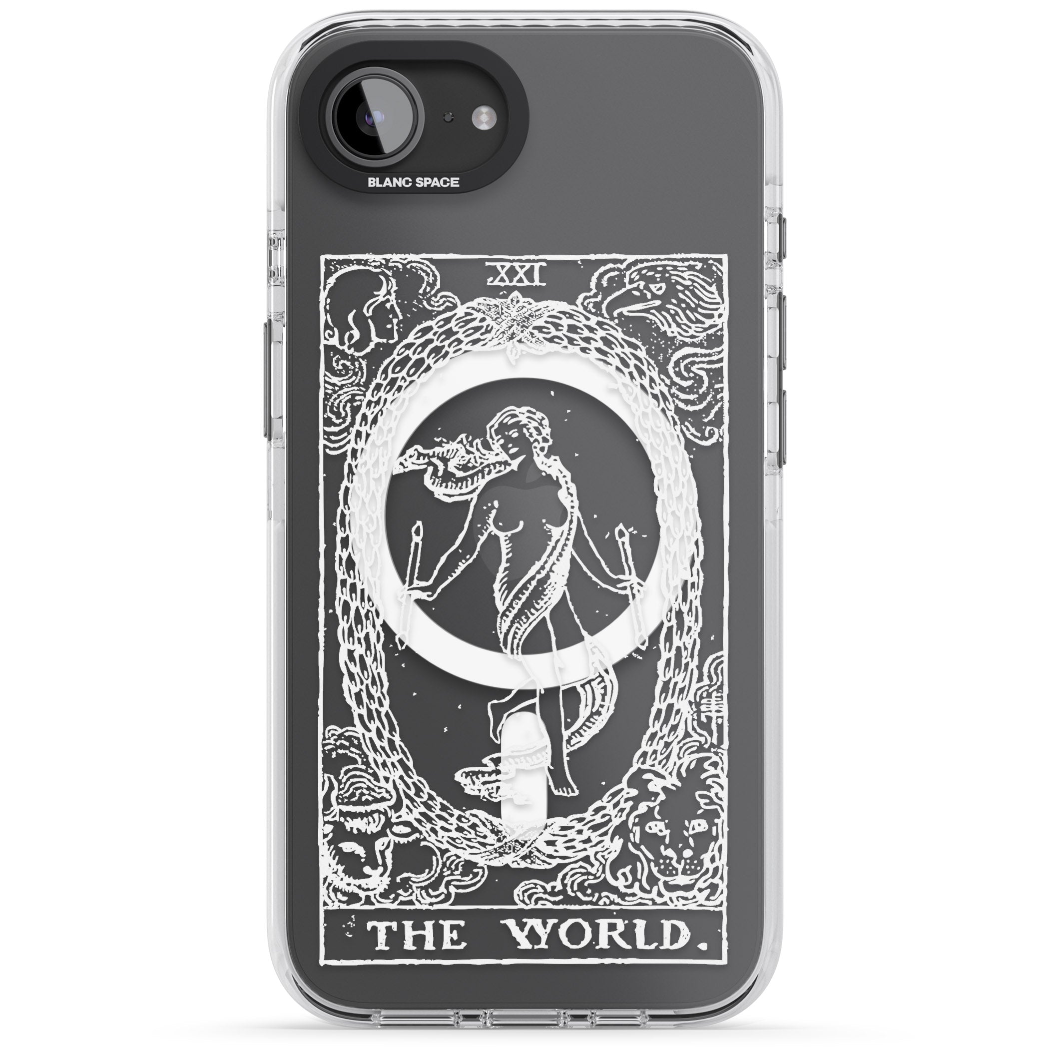 Personalised The World Tarot Card (White)
