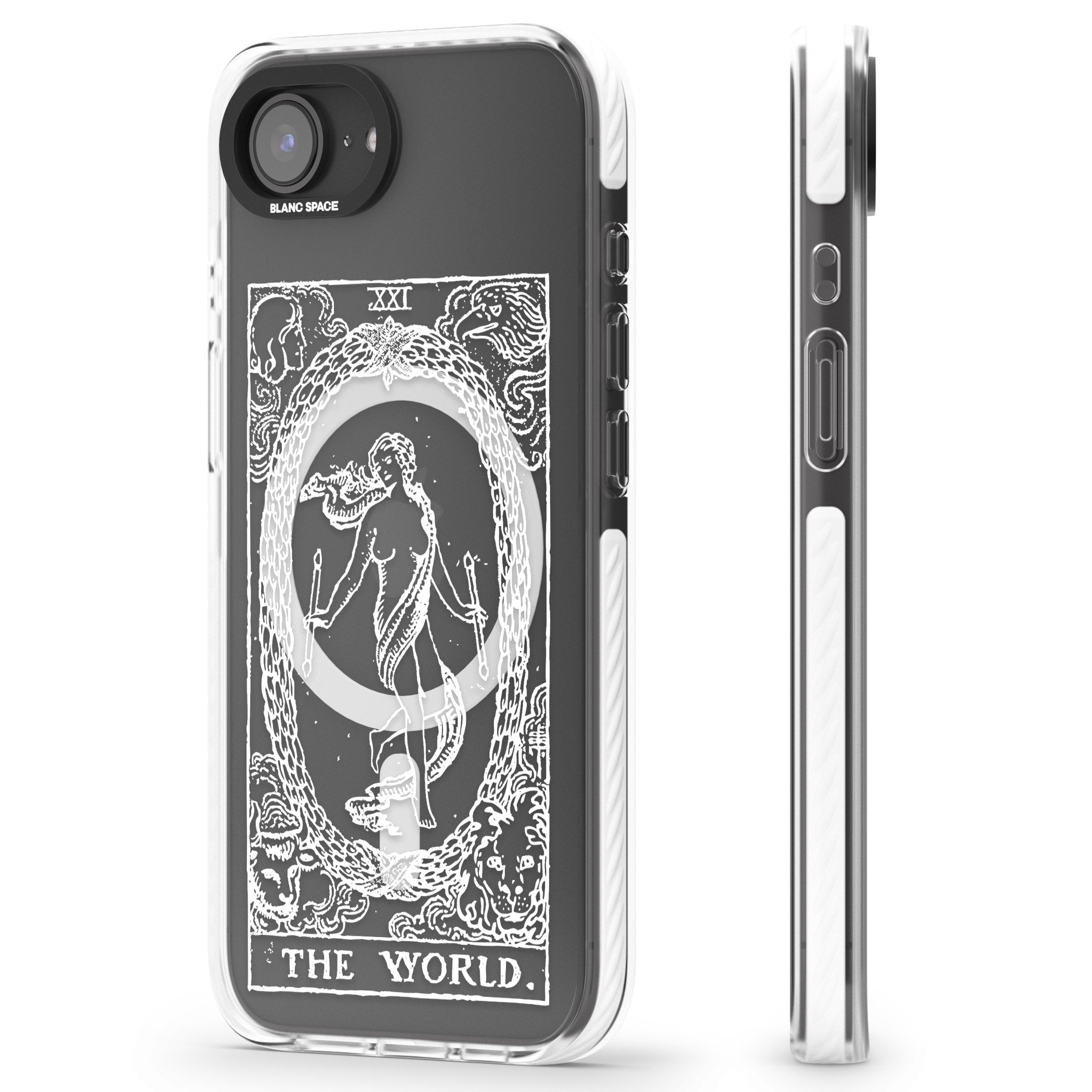 Personalised The World Tarot Card (White)