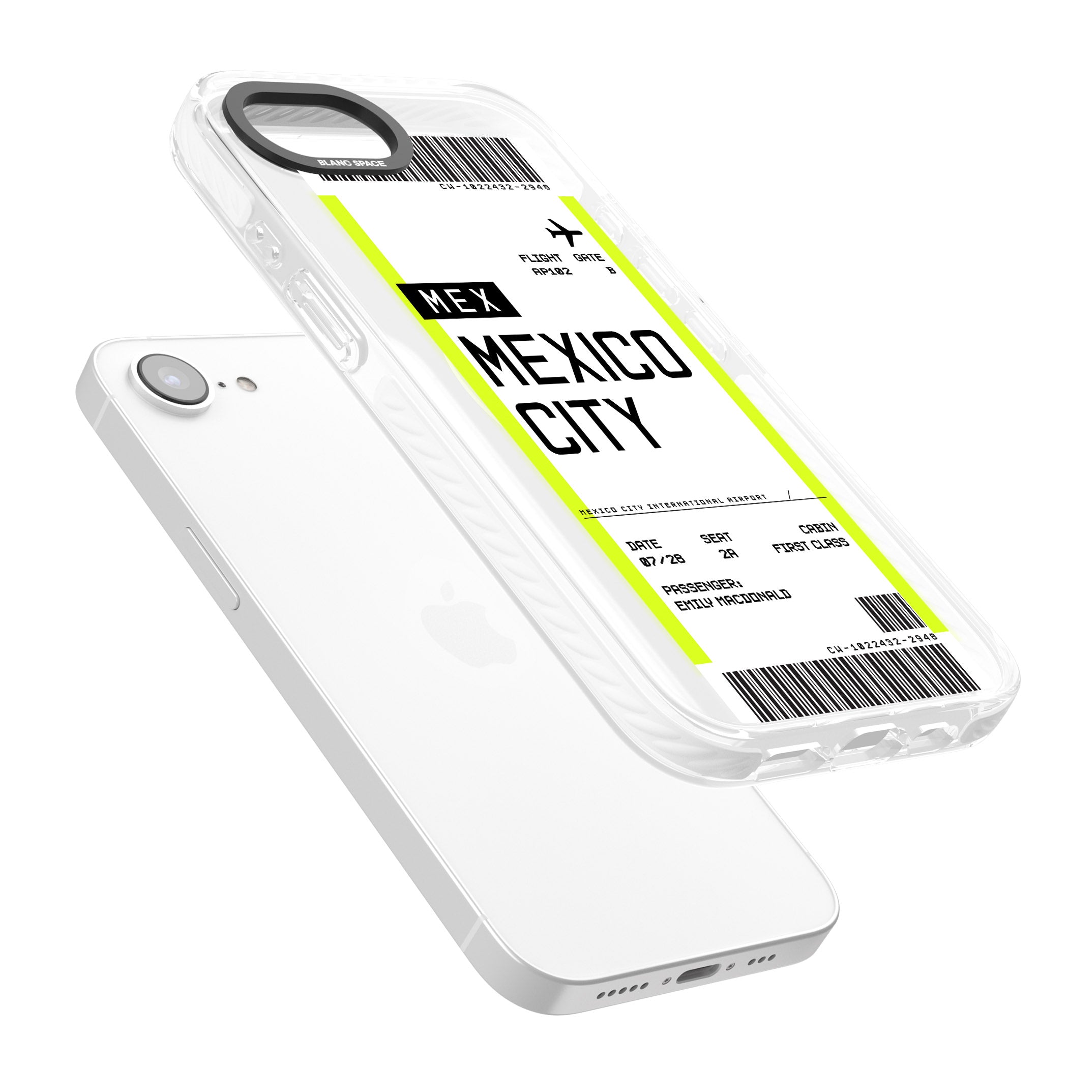 Personalised Mexico City Boarding Pass