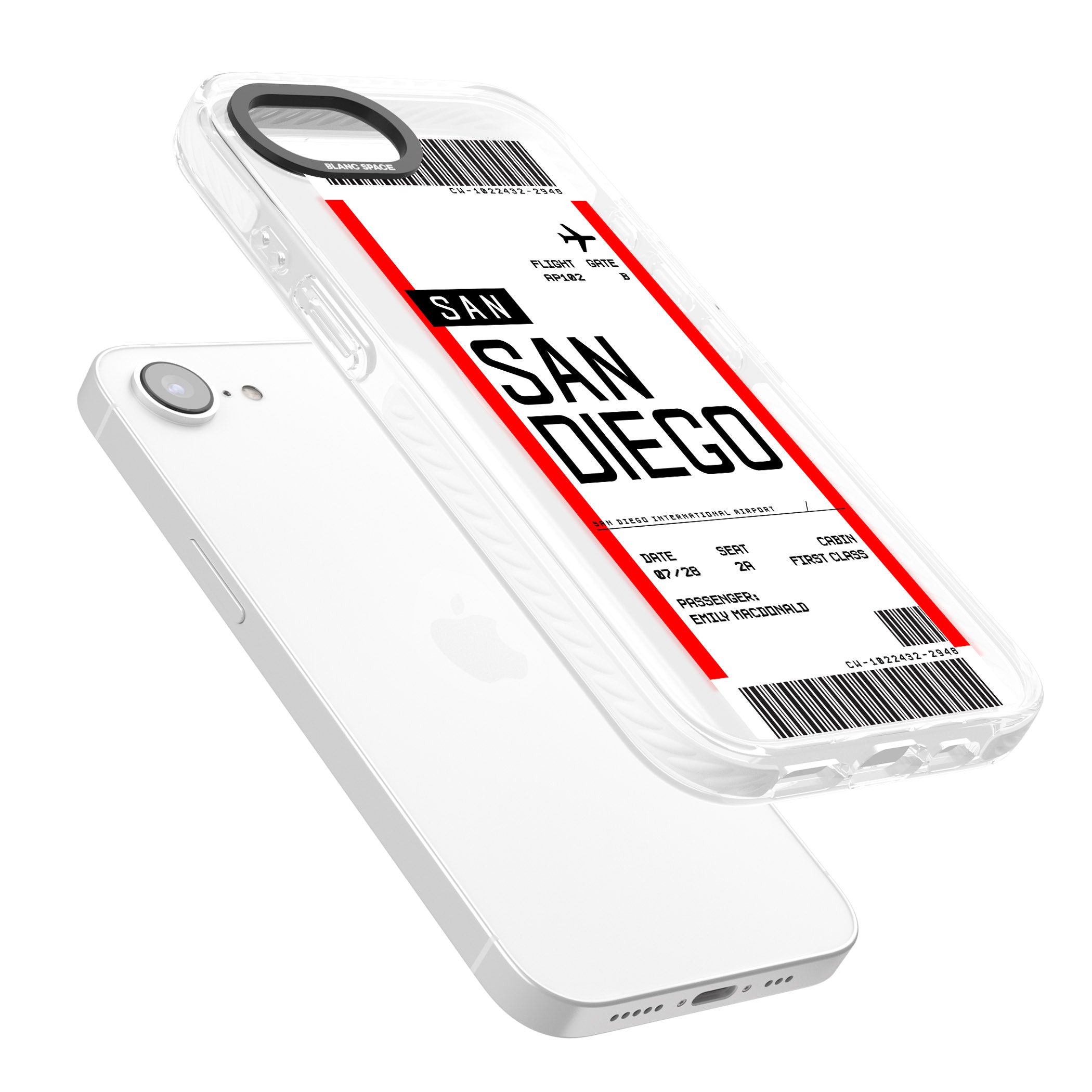 Personalised San Diego Boarding Pass