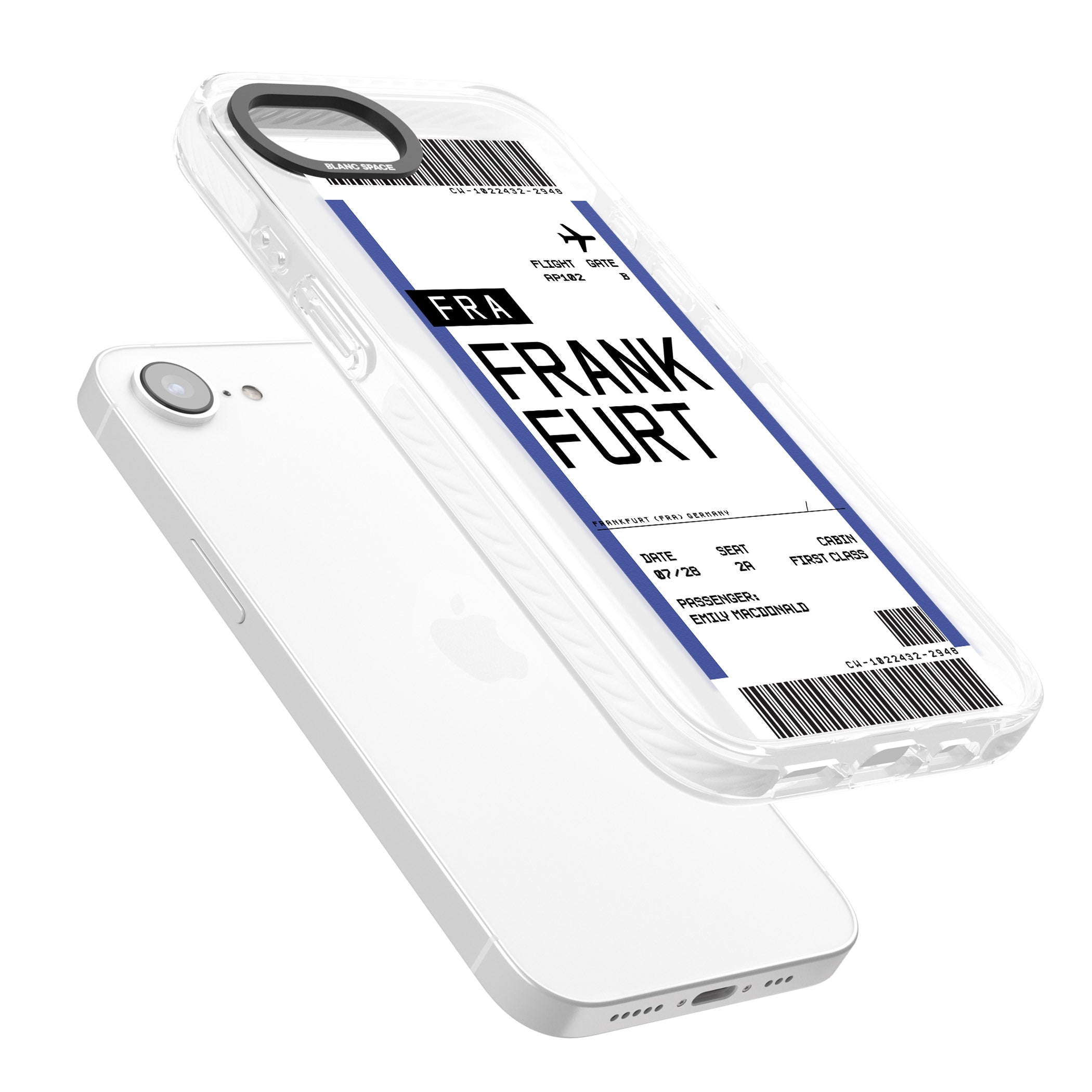 Personalised Frankfurt Boarding Pass