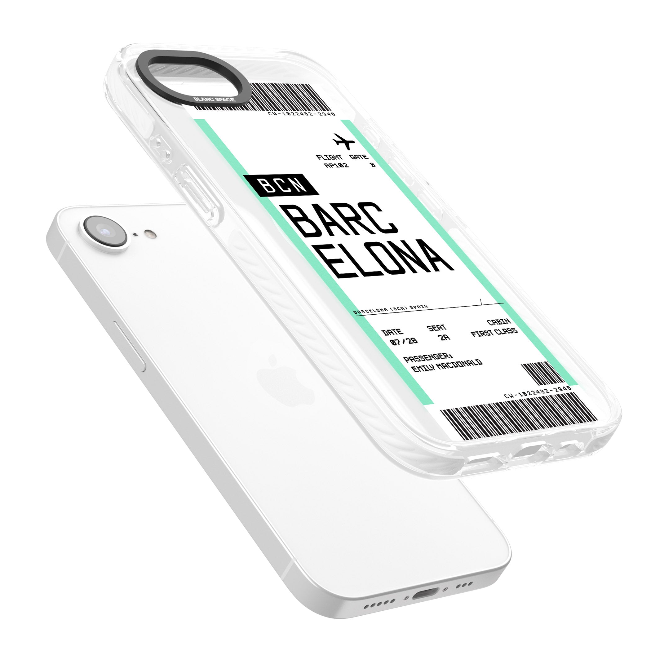 Personalised Barcelona Boarding Pass