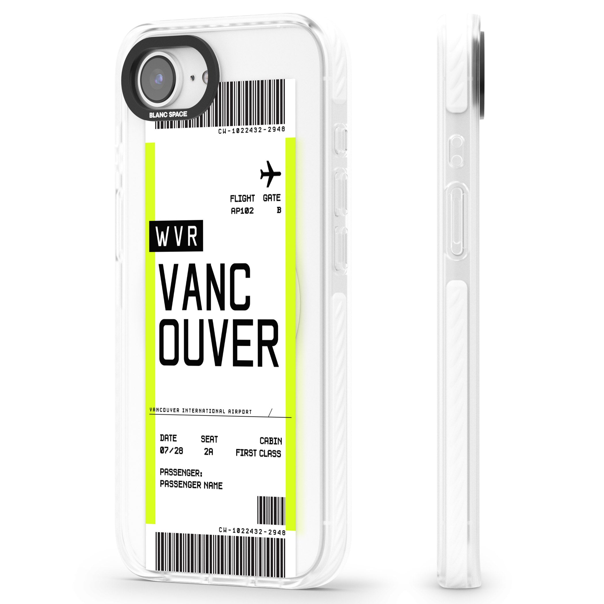 Personalised Vancouver Boarding Pass