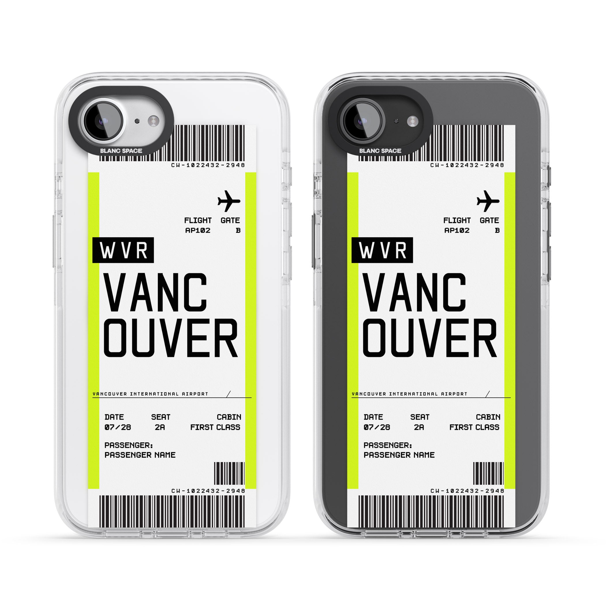 Personalised Vancouver Boarding Pass
