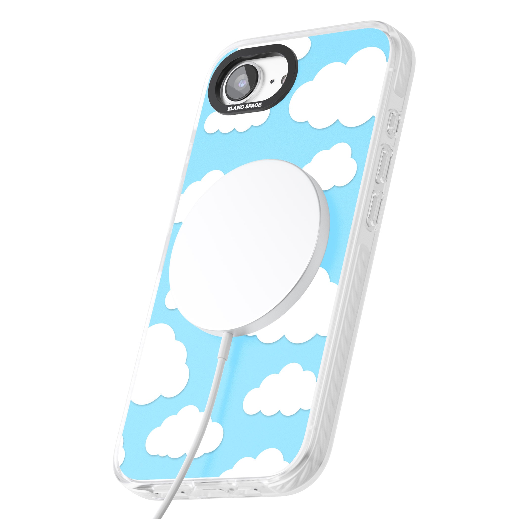 Blue Sky & Clouds Pattern