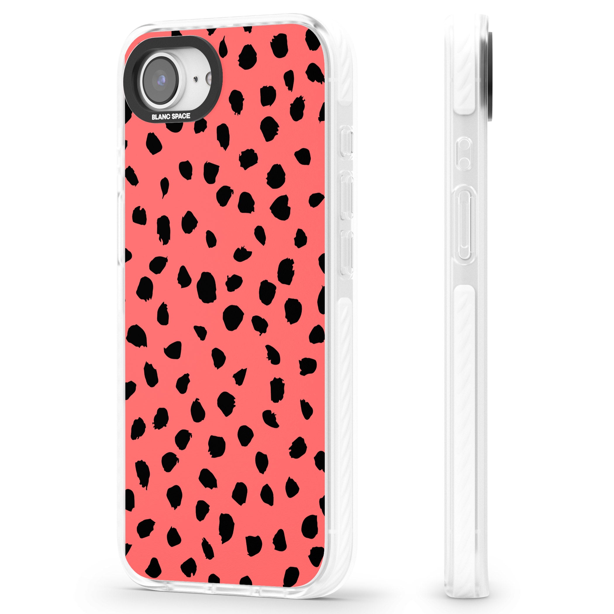 Black Dalmatian Spots On Coral