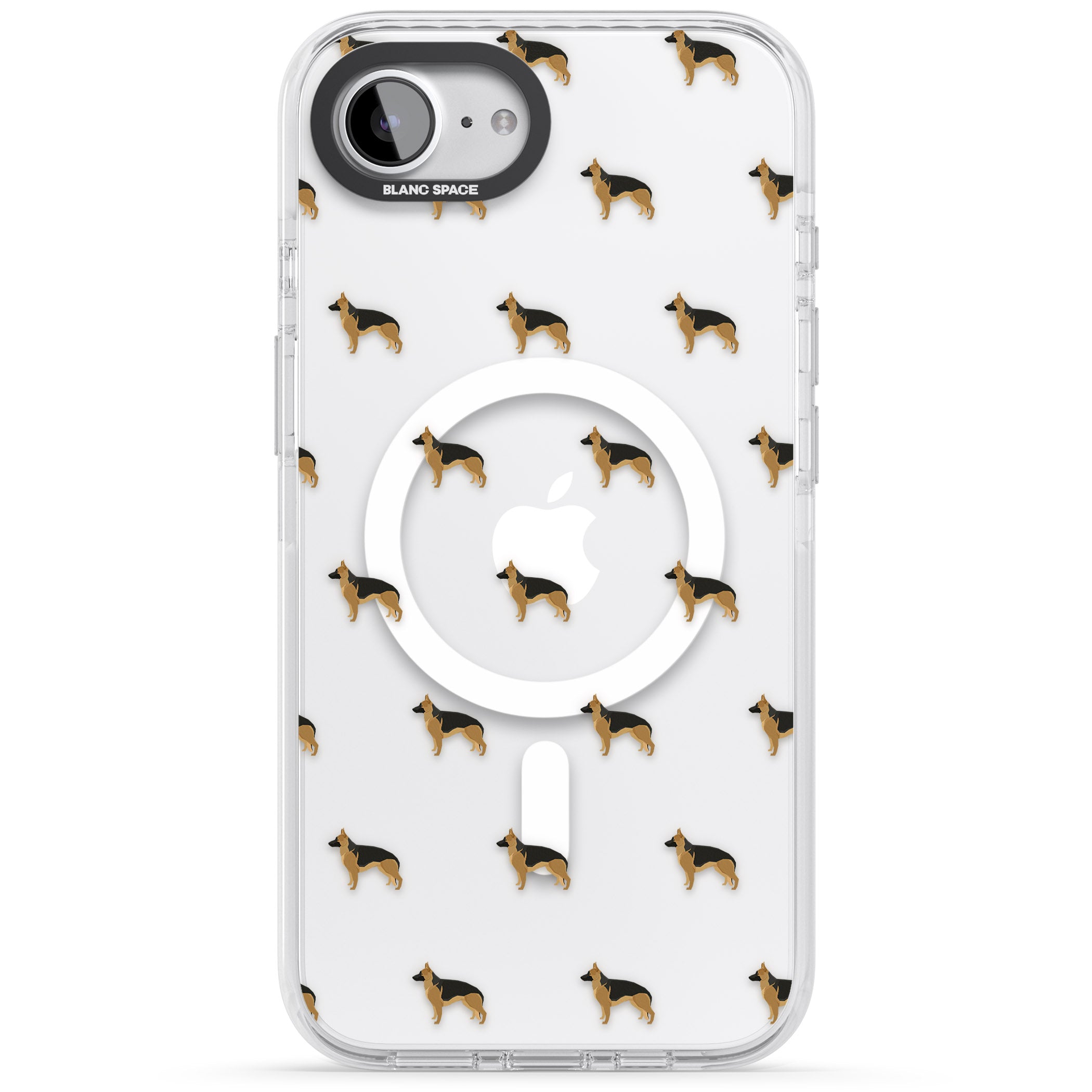 German Shepherd Pattern Clear