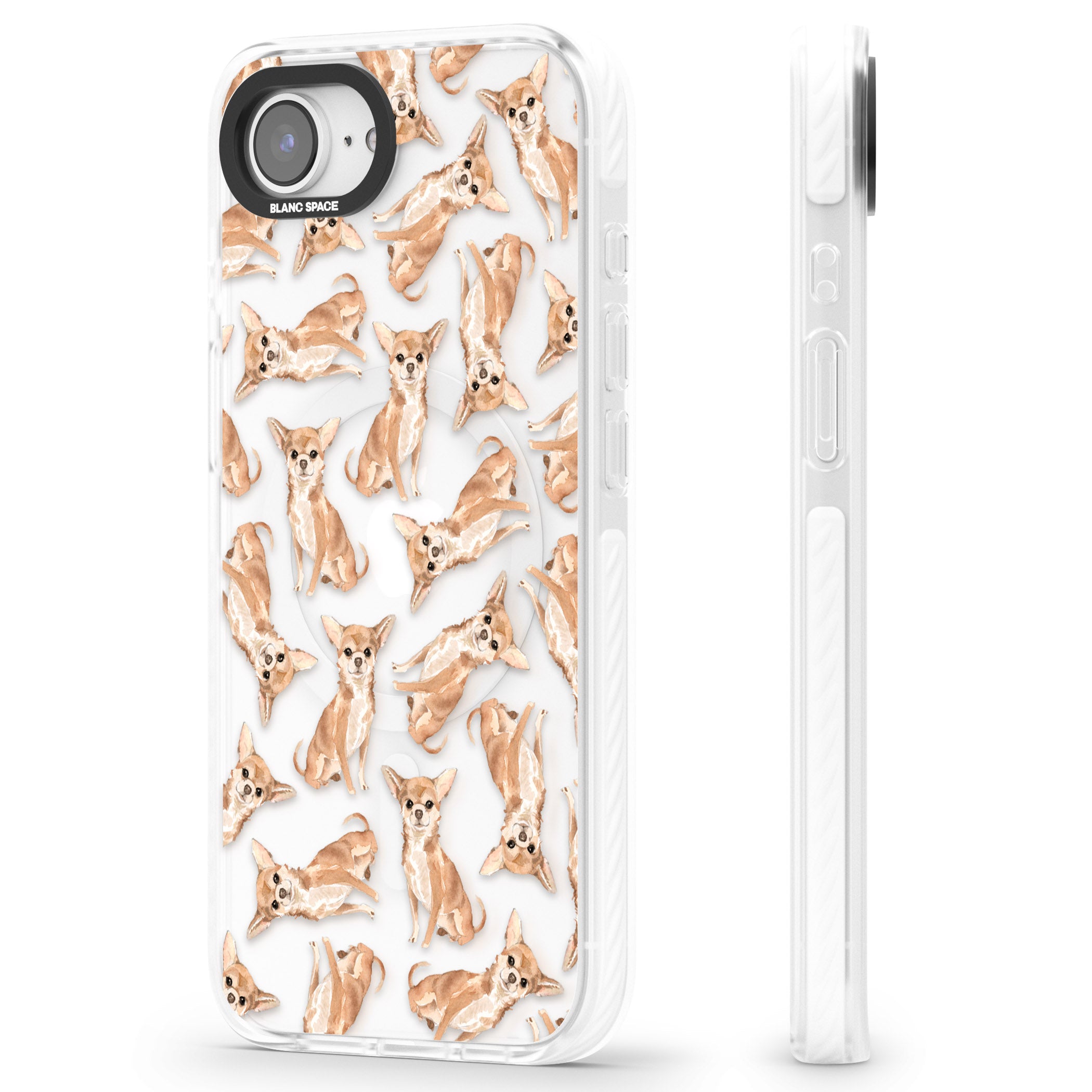 Chihuahua Watercolour Dog Pattern