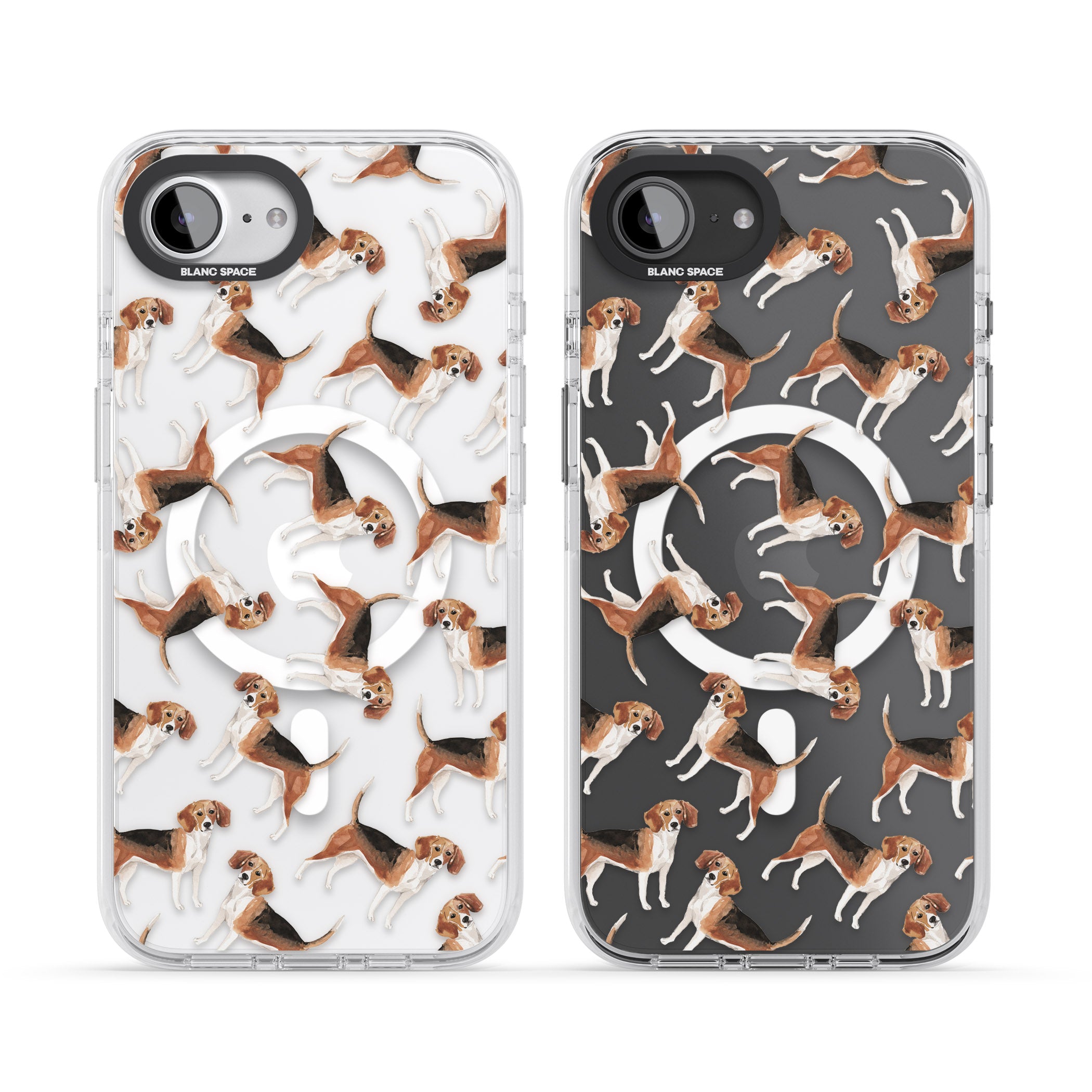 Beagle Watercolor Pattern