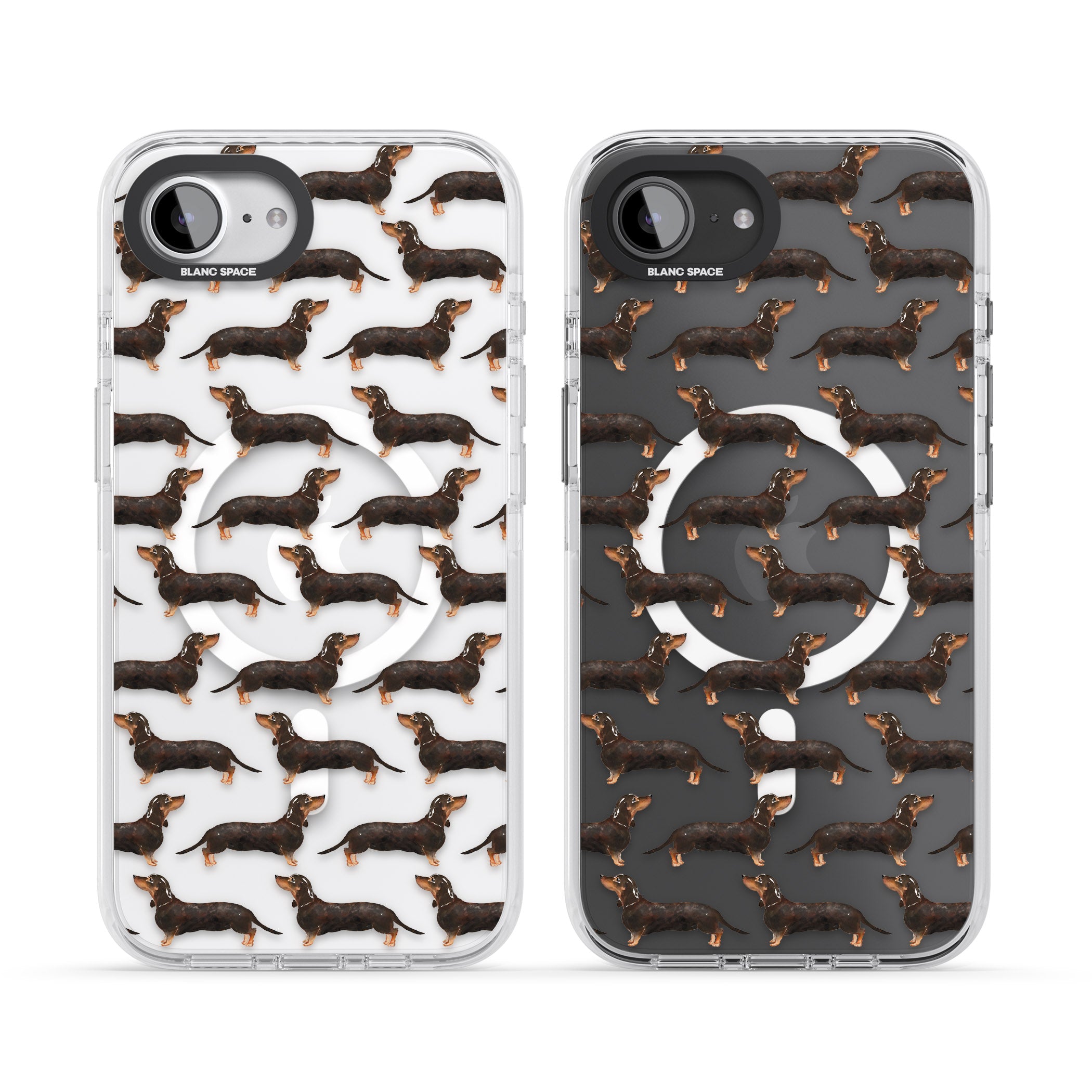 Dachshund Pattern Black Tan