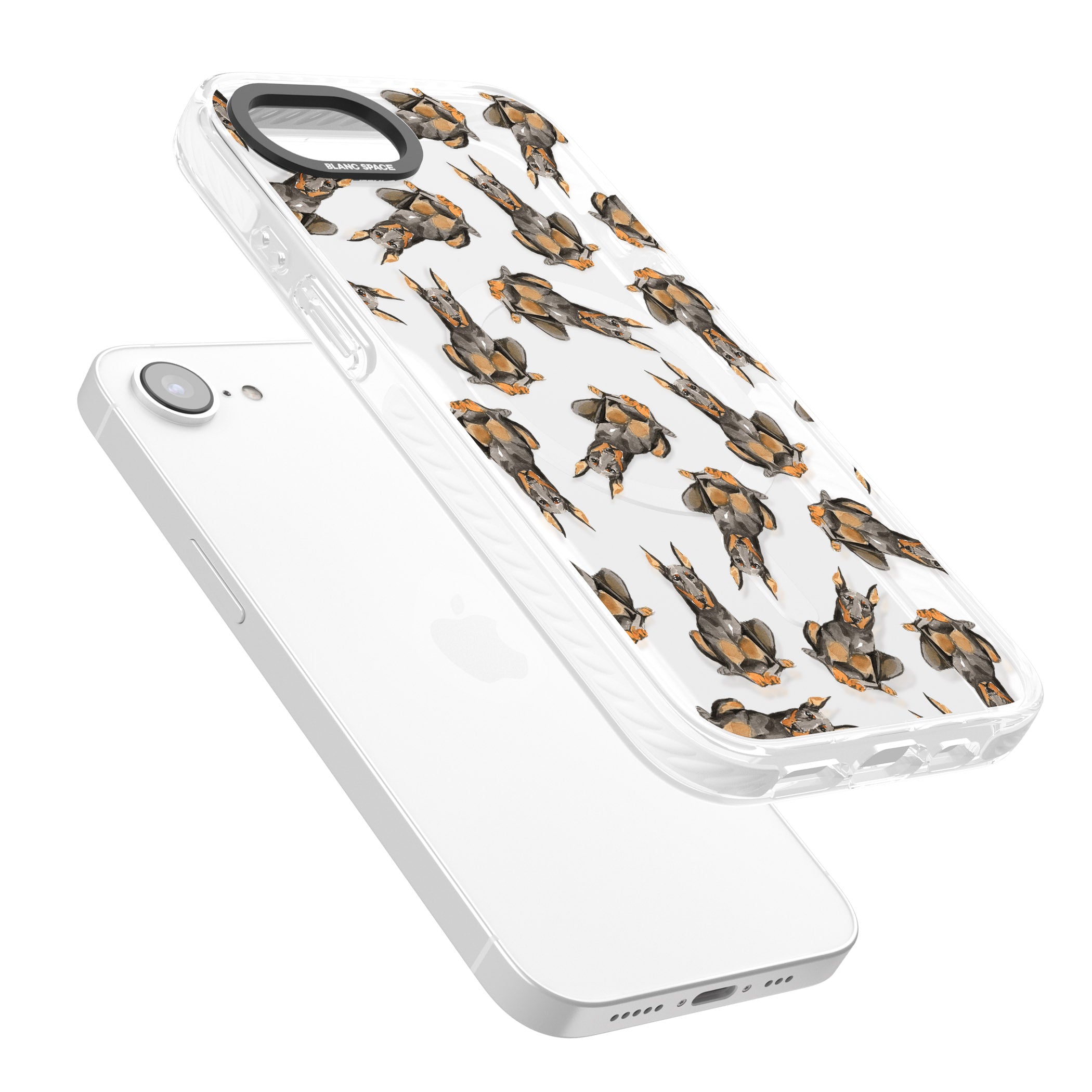 Doberman Watercolor Dog