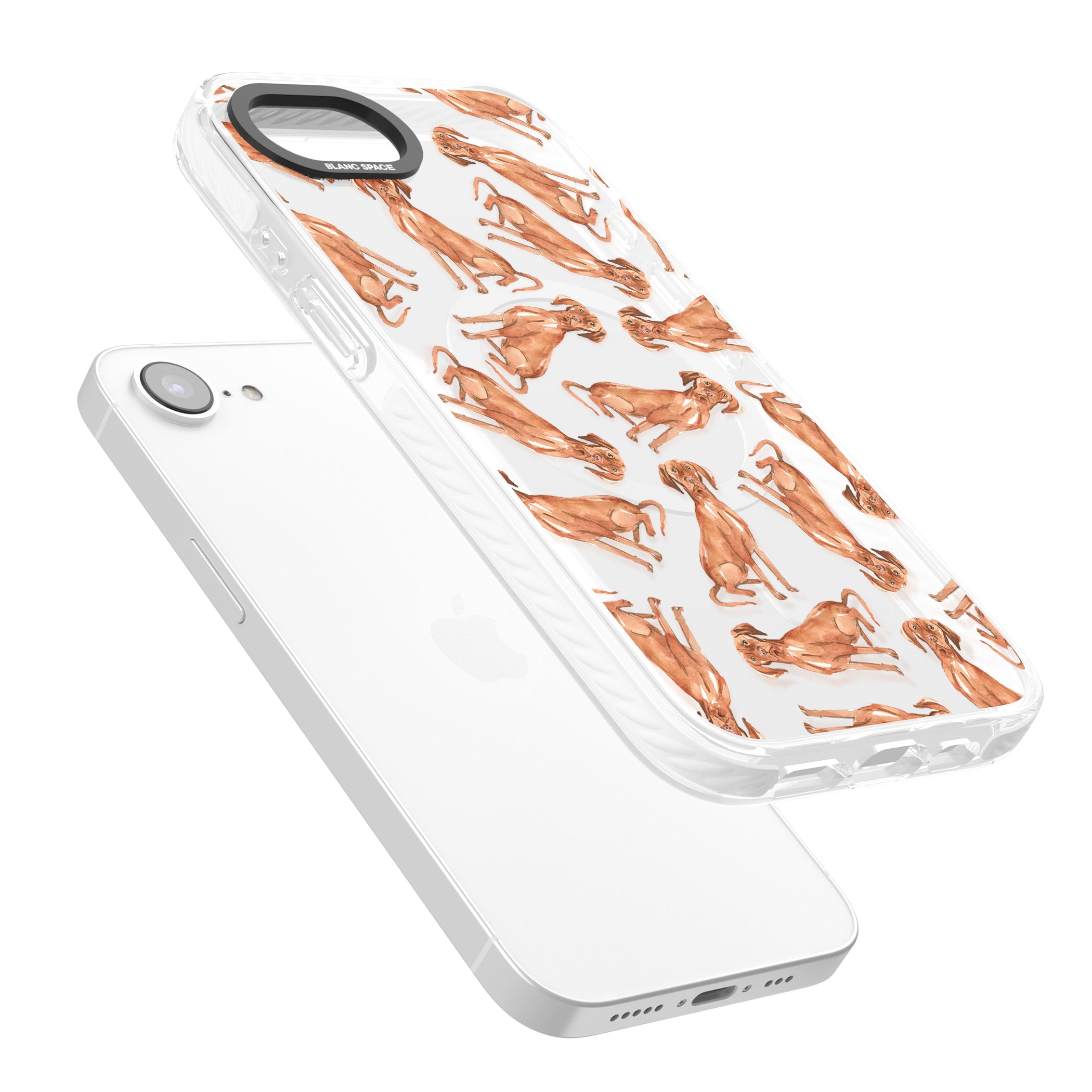 Hungarian Vizsla Watercolor Pattern