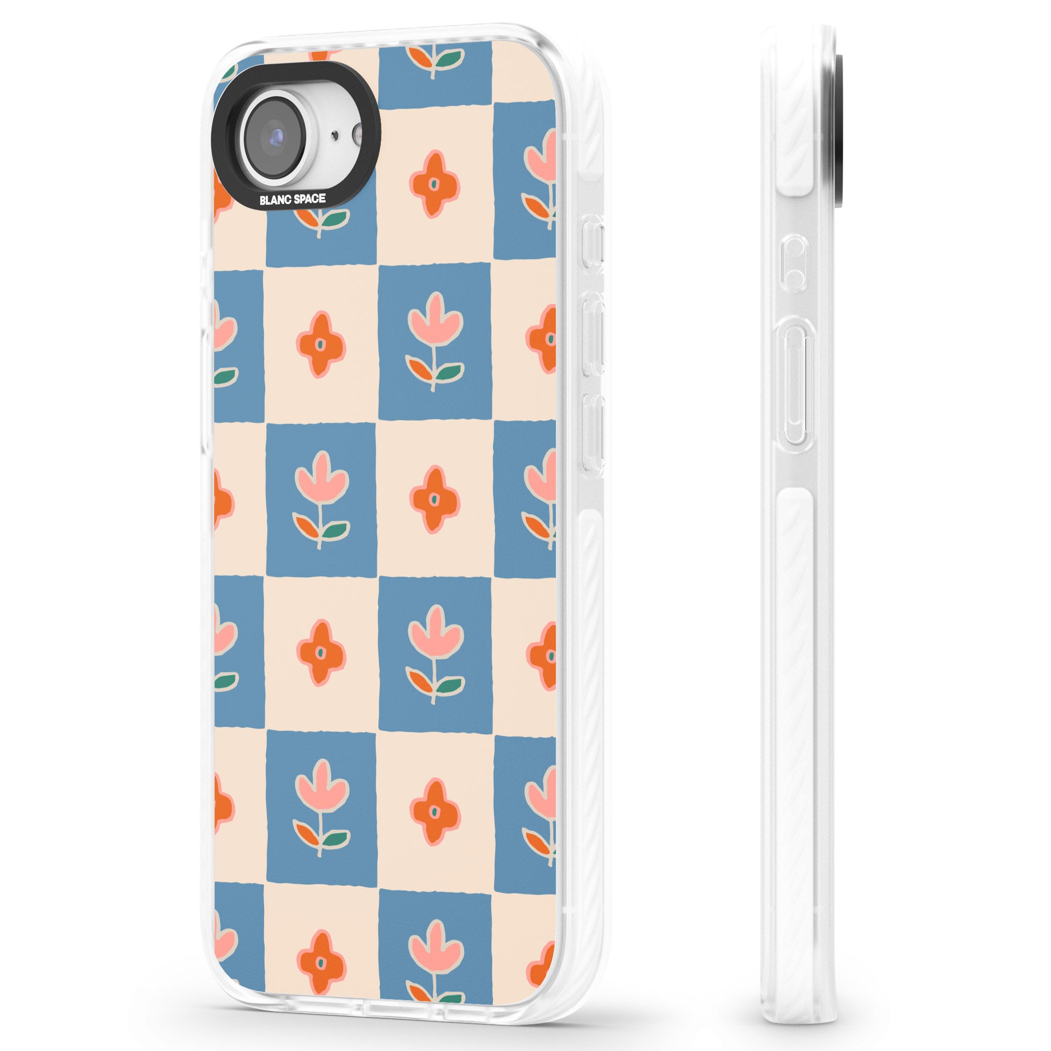 Vintage Bloom Checkered