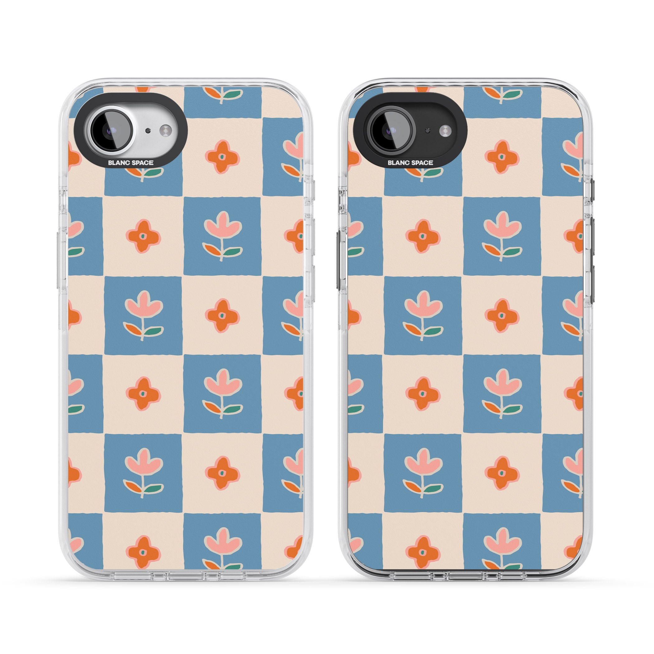 Vintage Bloom Checkered