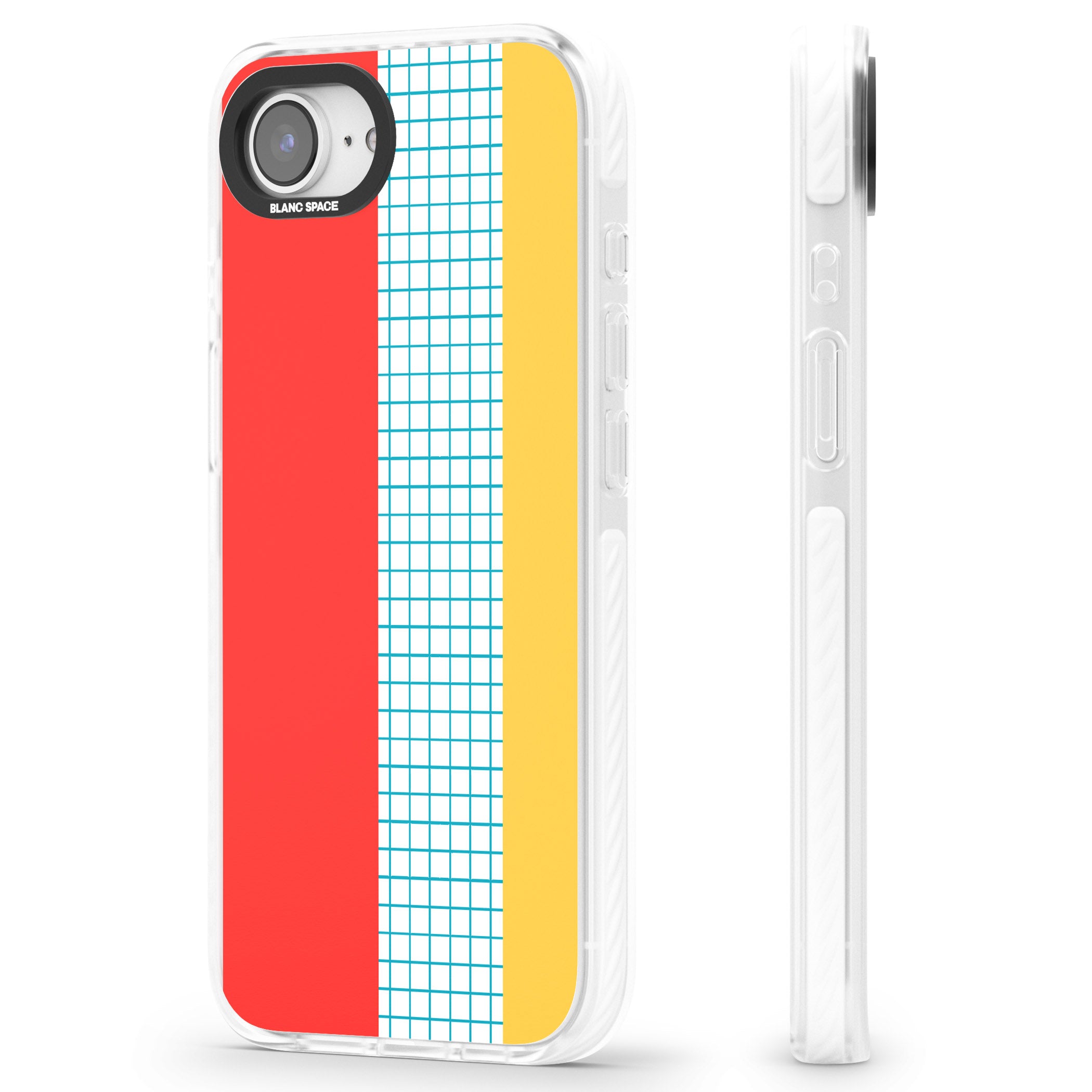 Abstract Grid Red, Blue, Yellow