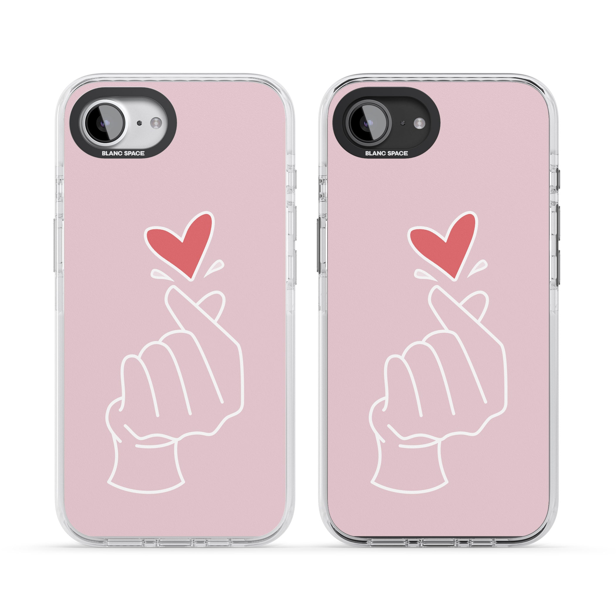 Pink Heart Hand