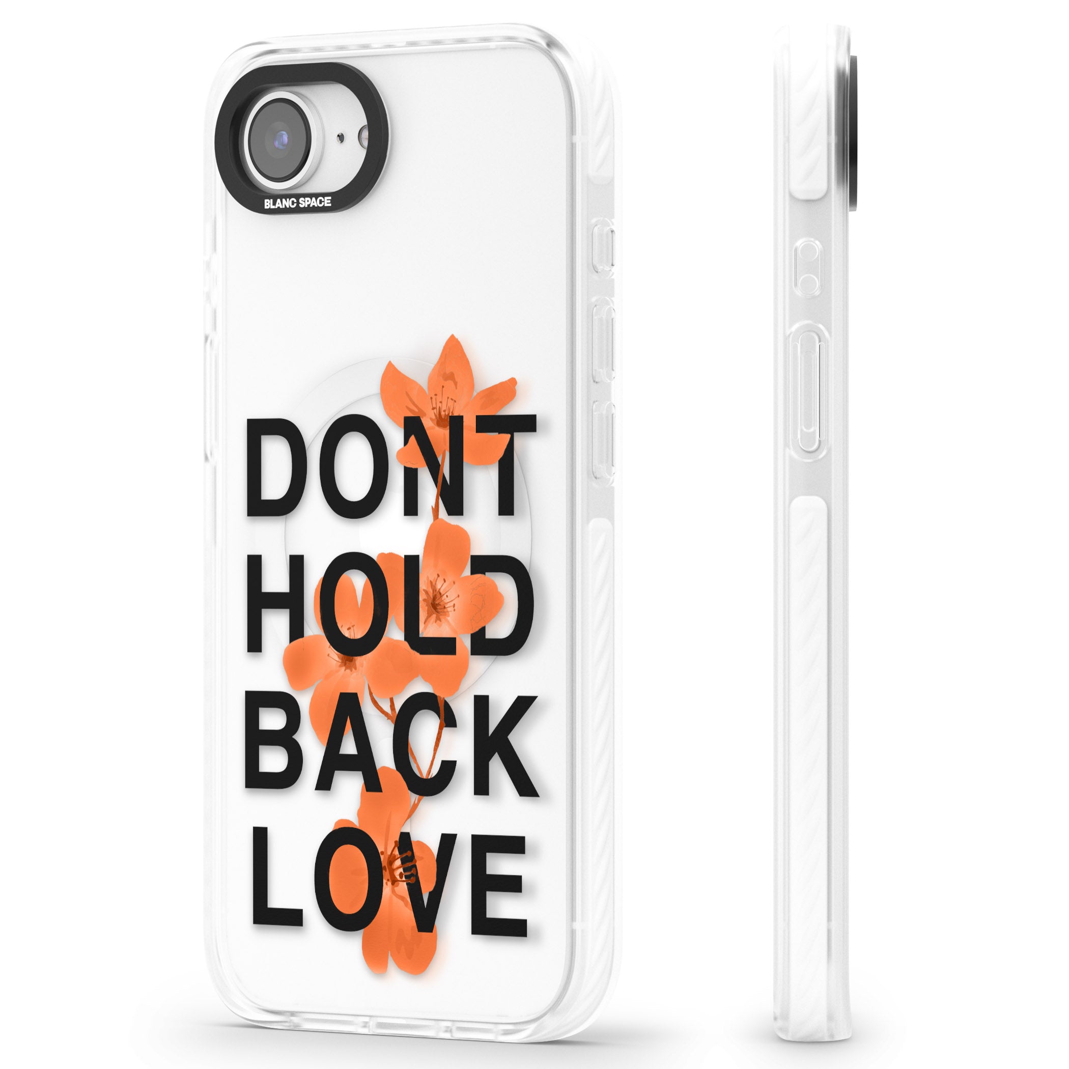 Don'T Hold Back Love Orange & Black