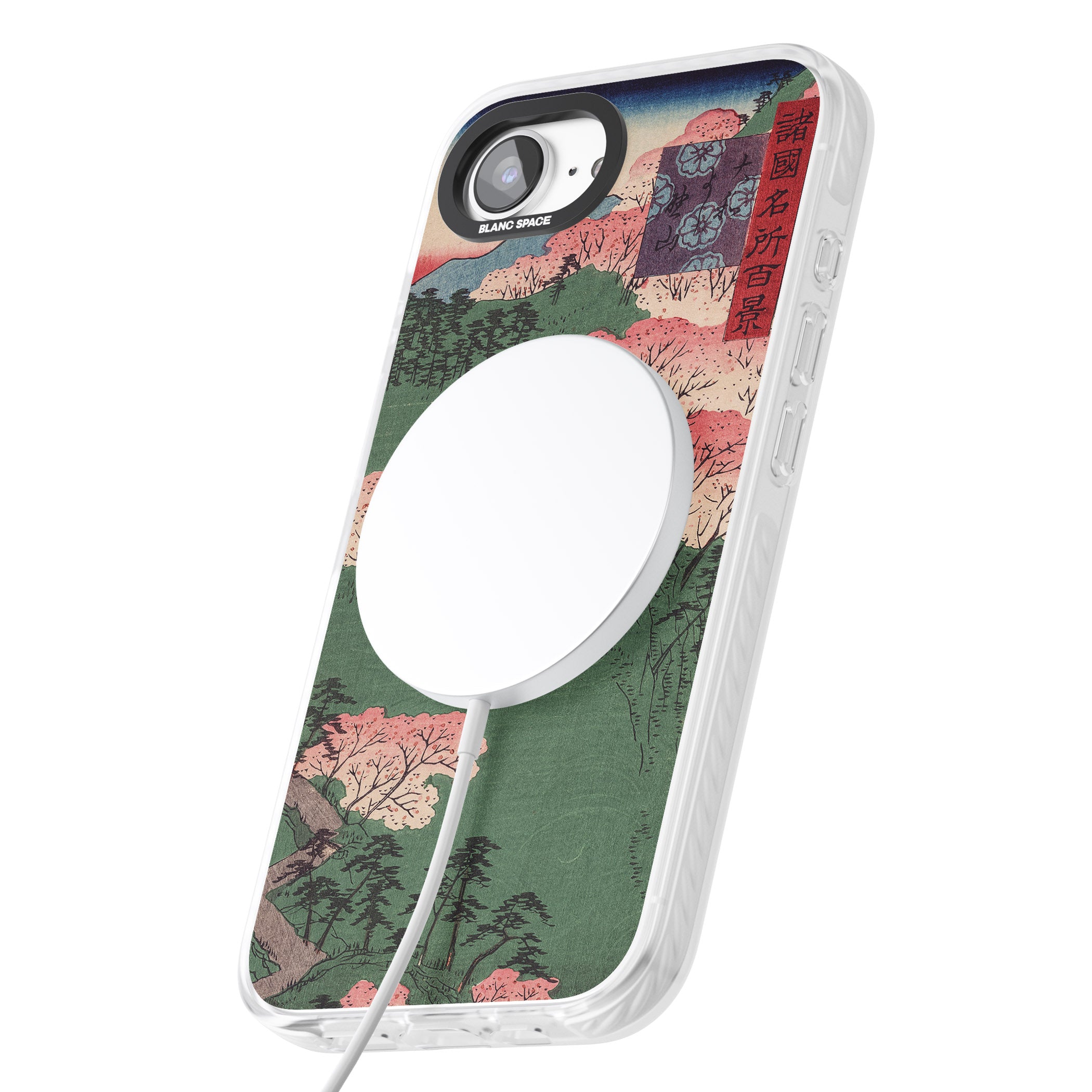 Japanese Illustration Cherry Blossom Forest