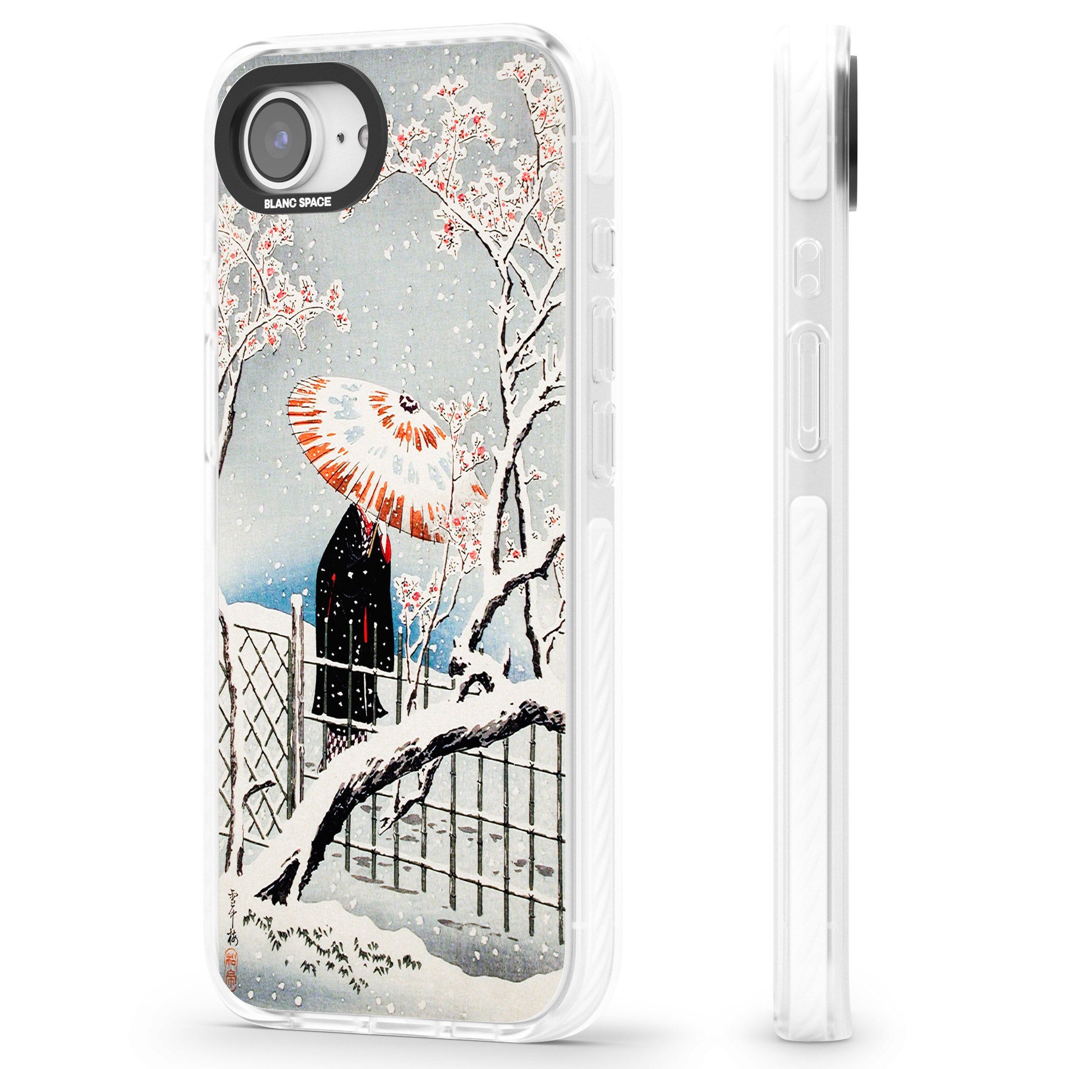 Plum Tree In Snow By Hiroaki Takahashi