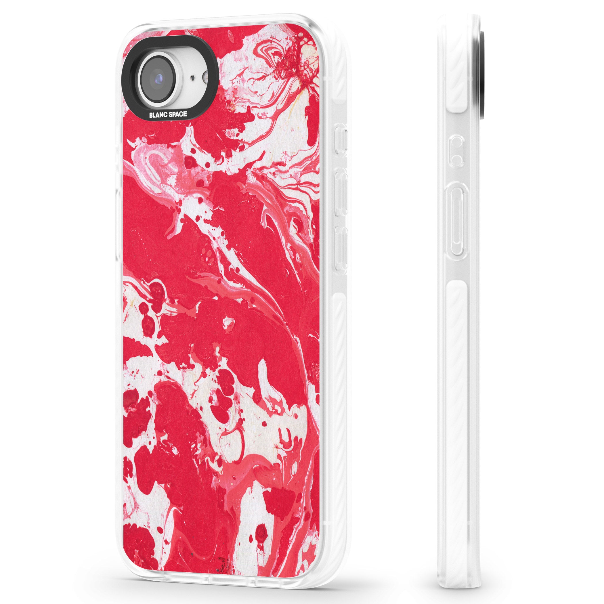 Red & White Marbled