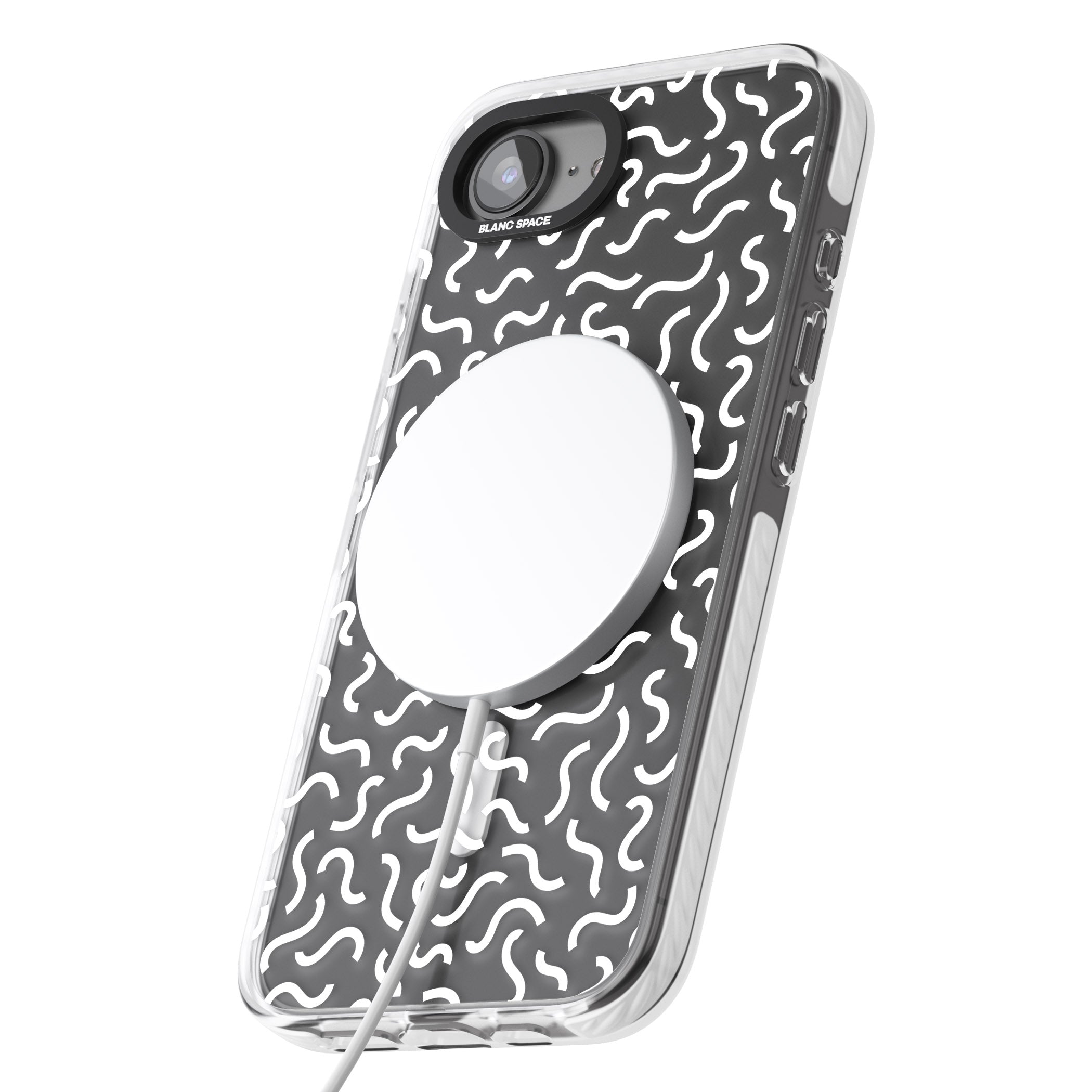 Black & White Wavy Pattern