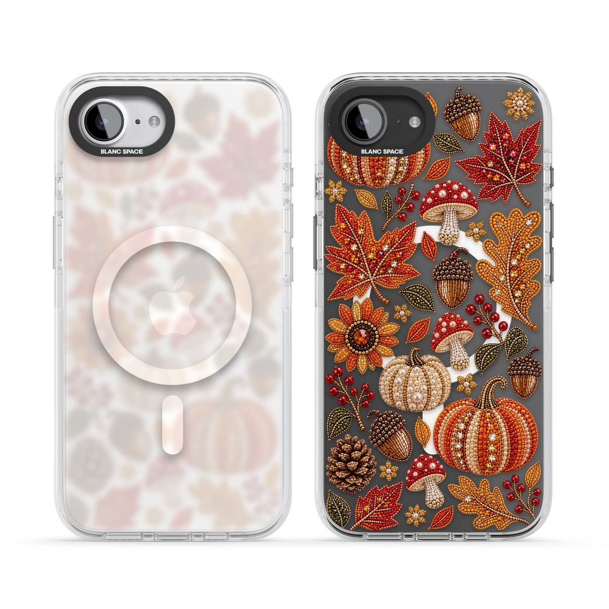 Beaded Autumn iPhone case | Impact Magsafe case for iPhone 16e, iPhone 17e