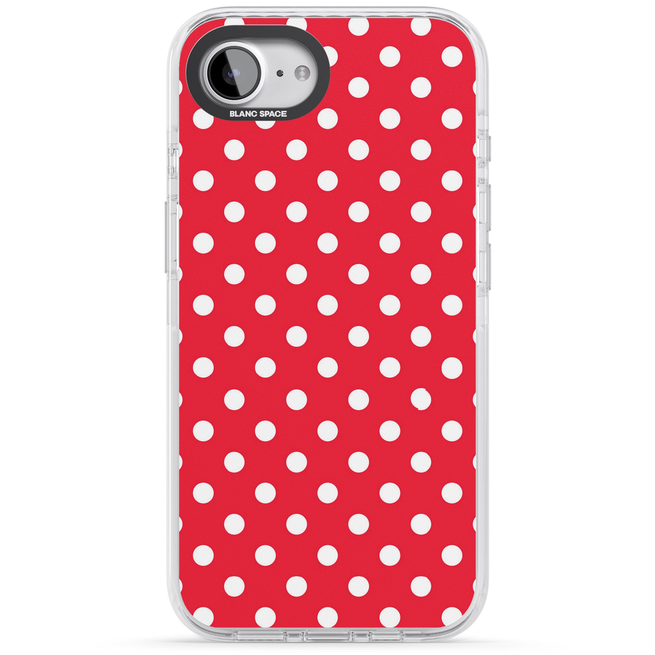 Designer Lava Red Polka Dot