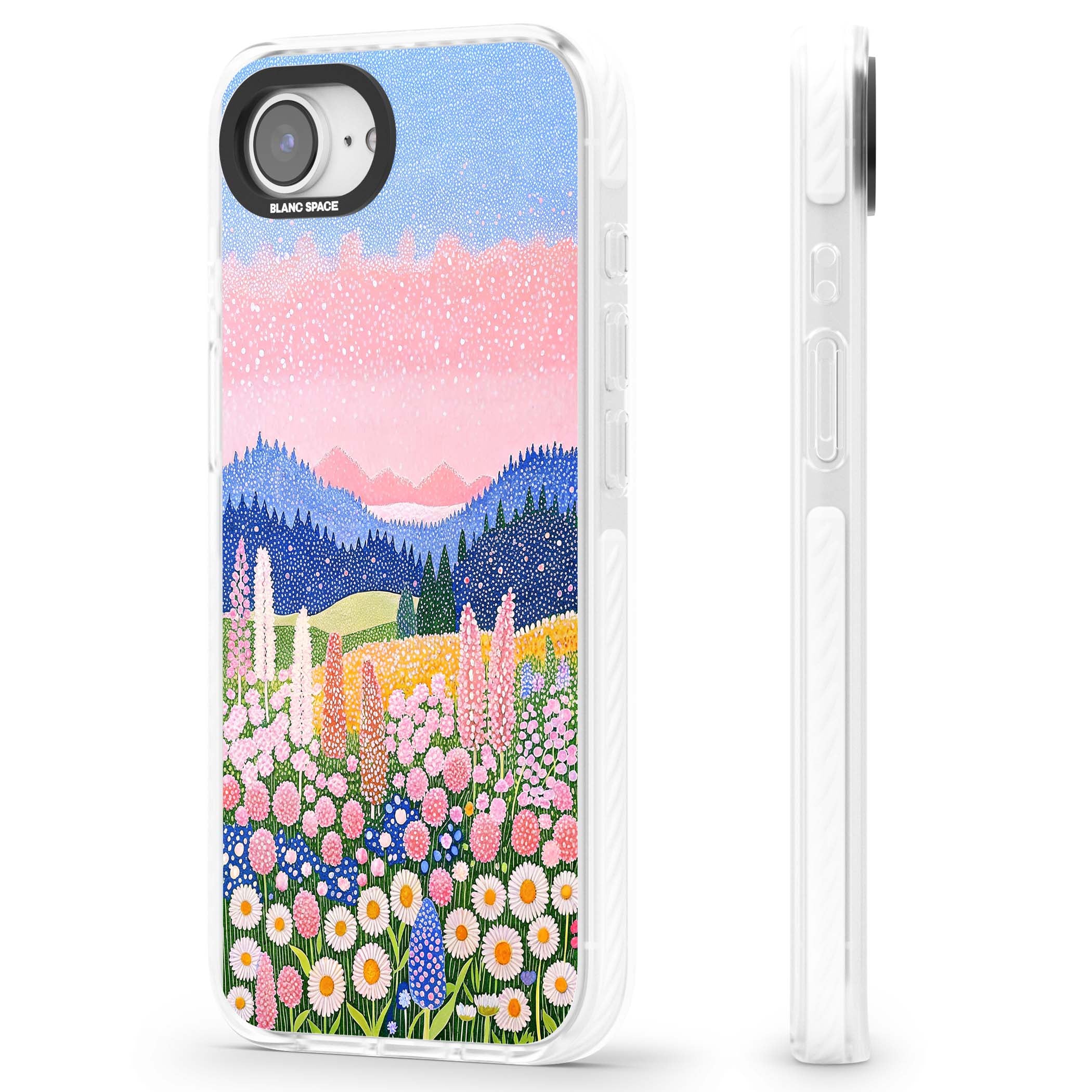 Valley Horizon cottagecore iPhone case | Impact Magsafe case for iPhone 16e, iPhone 17e
