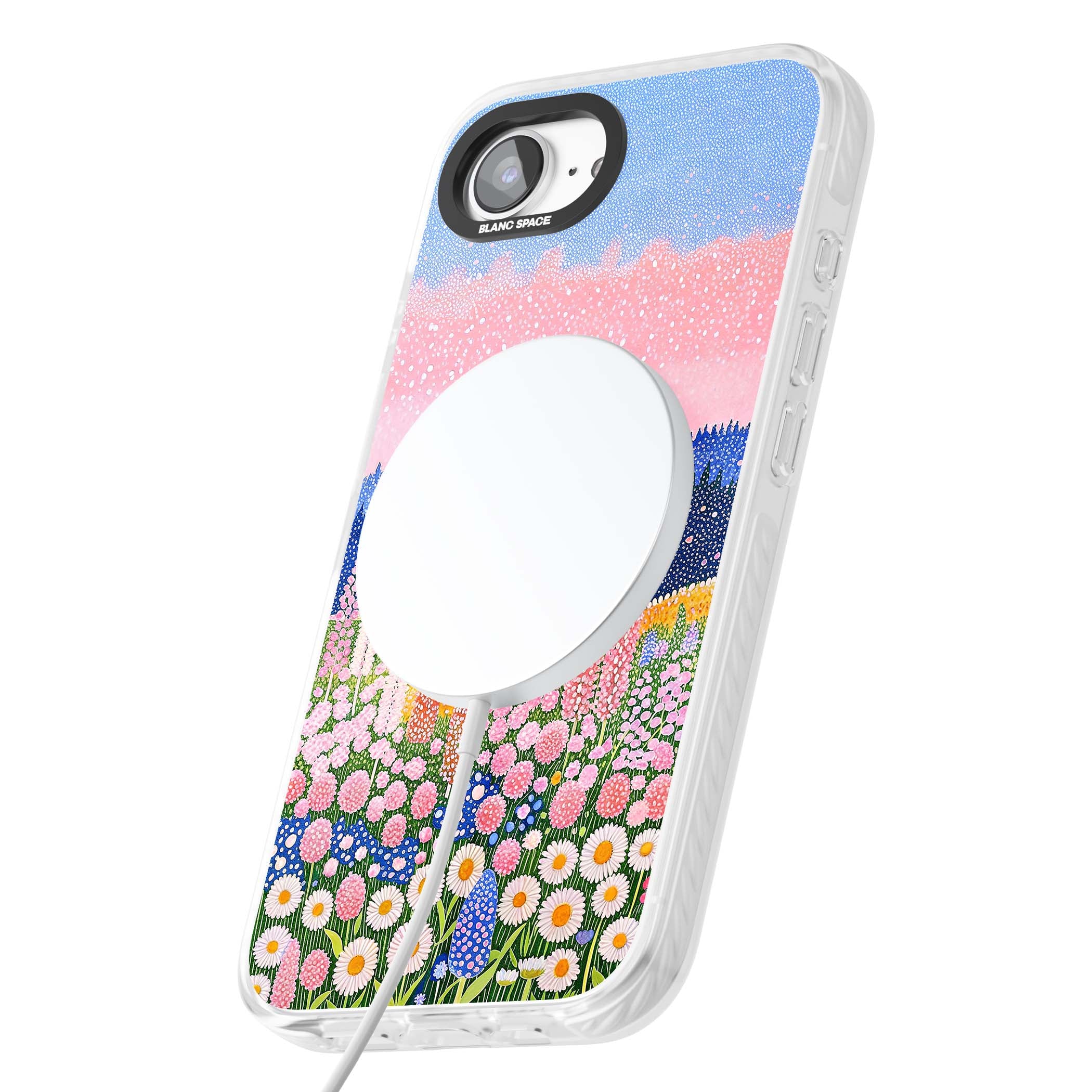 Valley Horizon cottagecore iPhone case | Impact Magsafe case for iPhone 16e, iPhone 17e