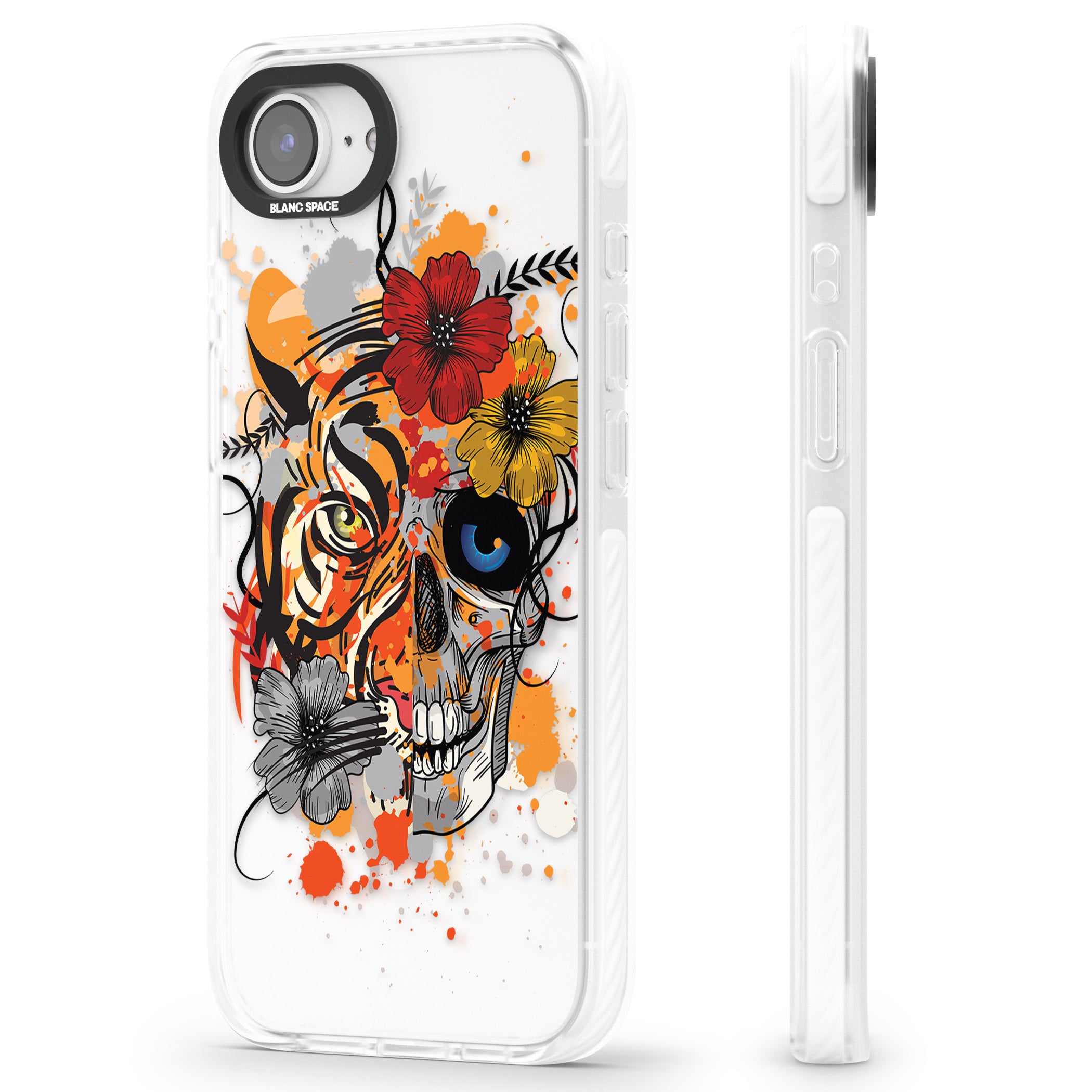 Sugar Skull Tiger Floral