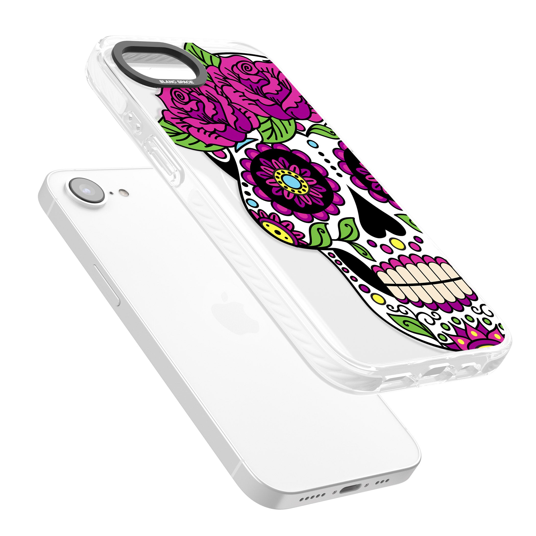 Purple Floral Sugar Skull
