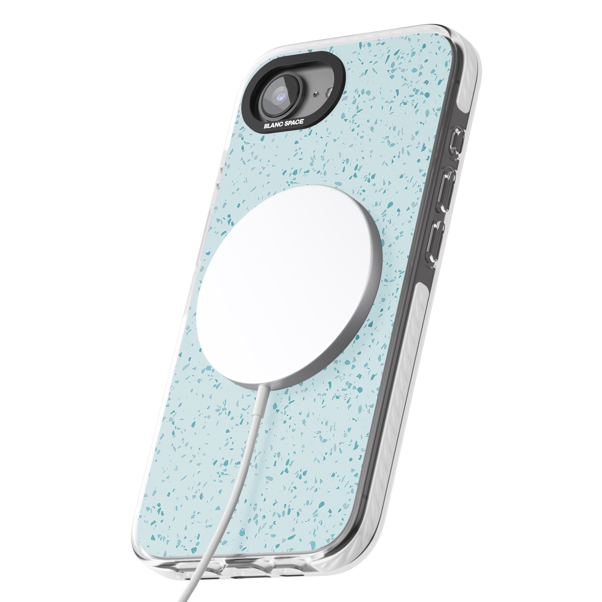 Light Blue Terrazzo Pattern