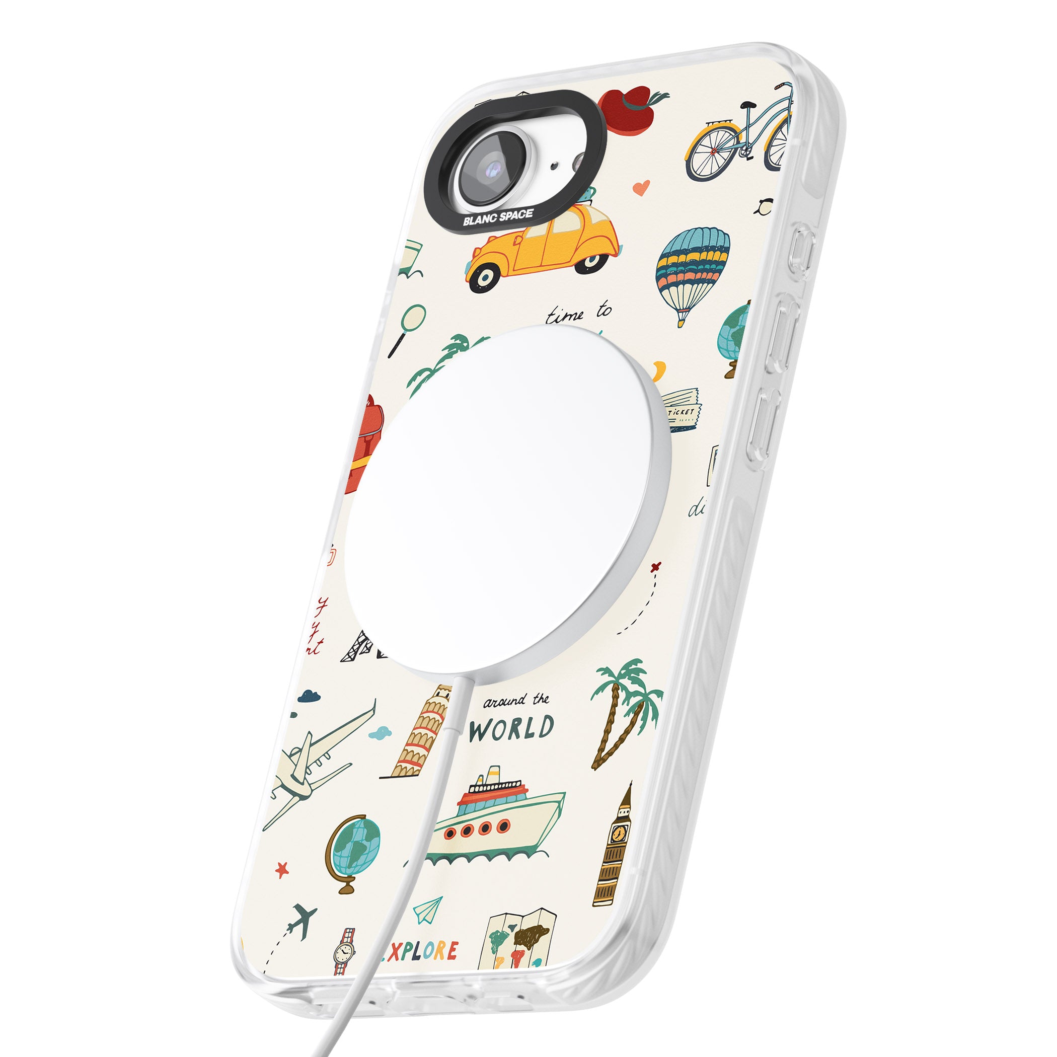 Cute Travel Pattern Cream