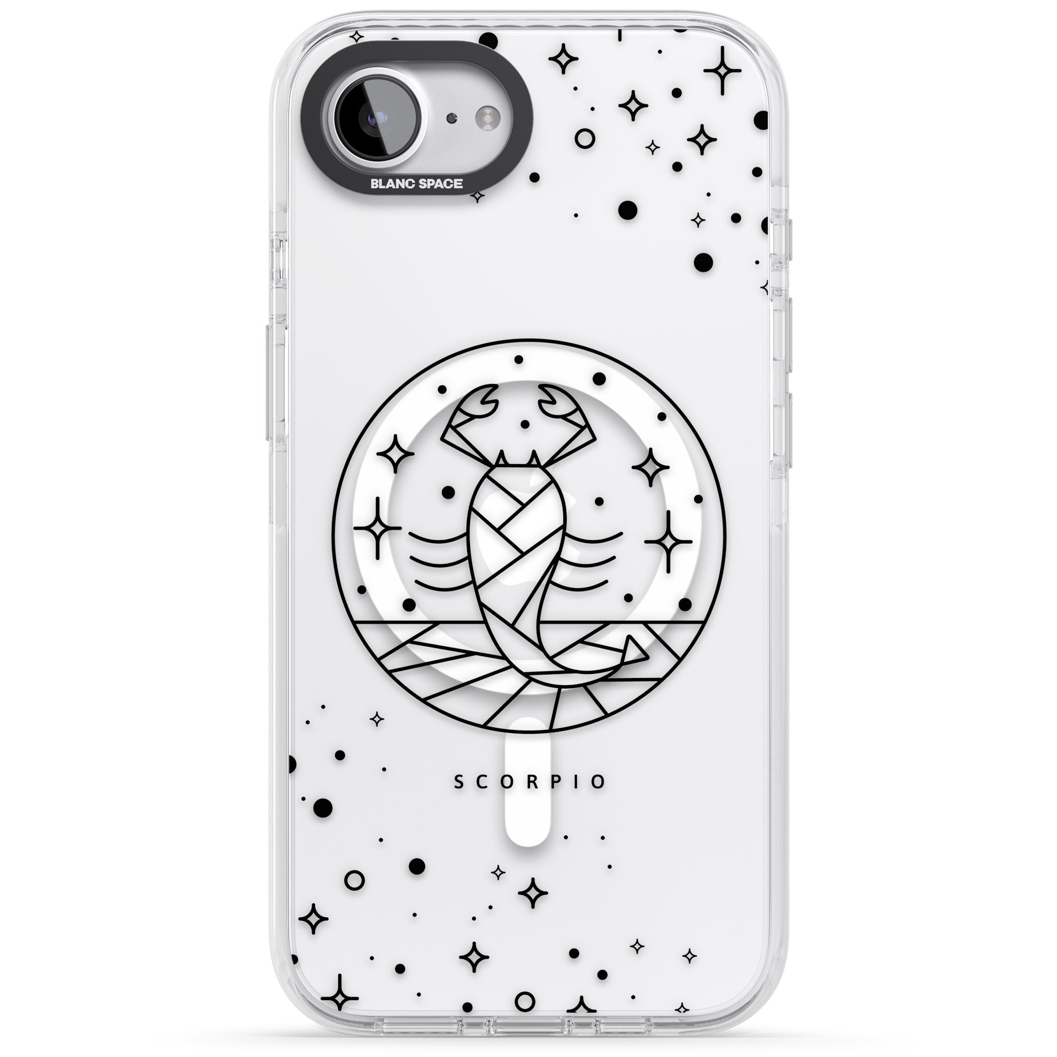 Scorpio Emblem Cosmic Design