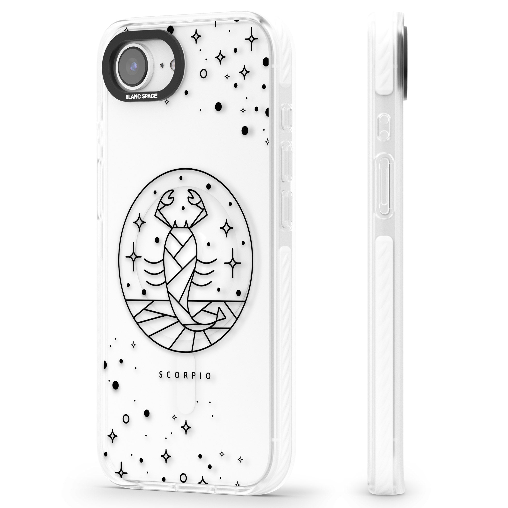 Scorpio Emblem Cosmic Design