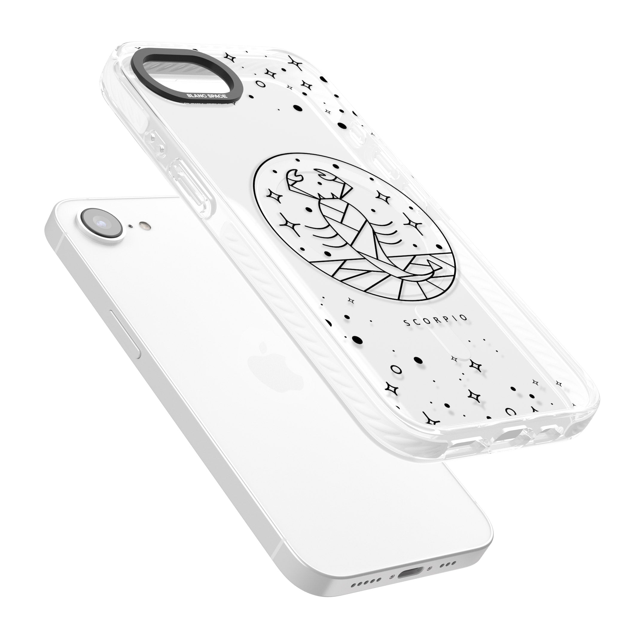 Scorpio Emblem Cosmic Design