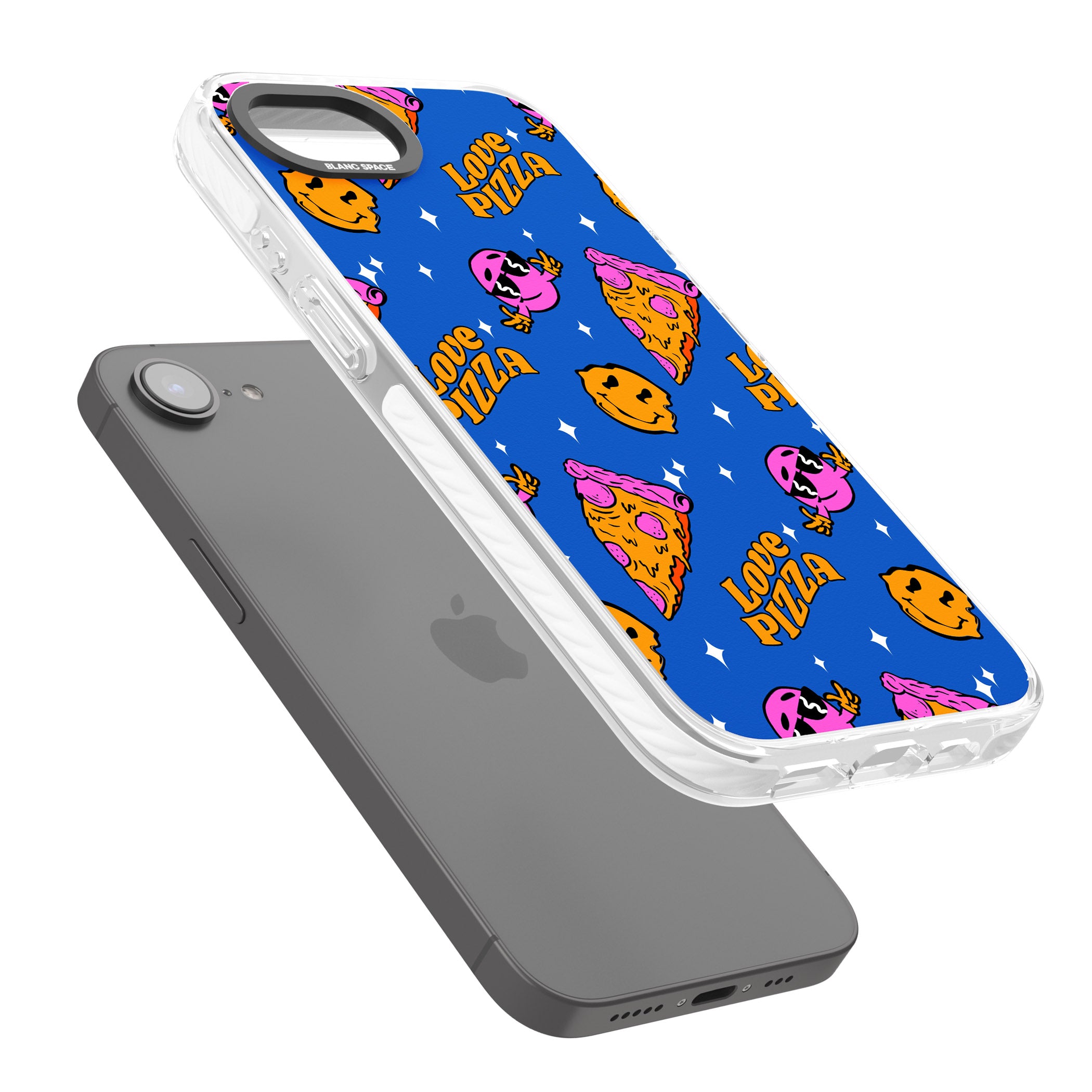 Psychedelic Love Pizza Pattern