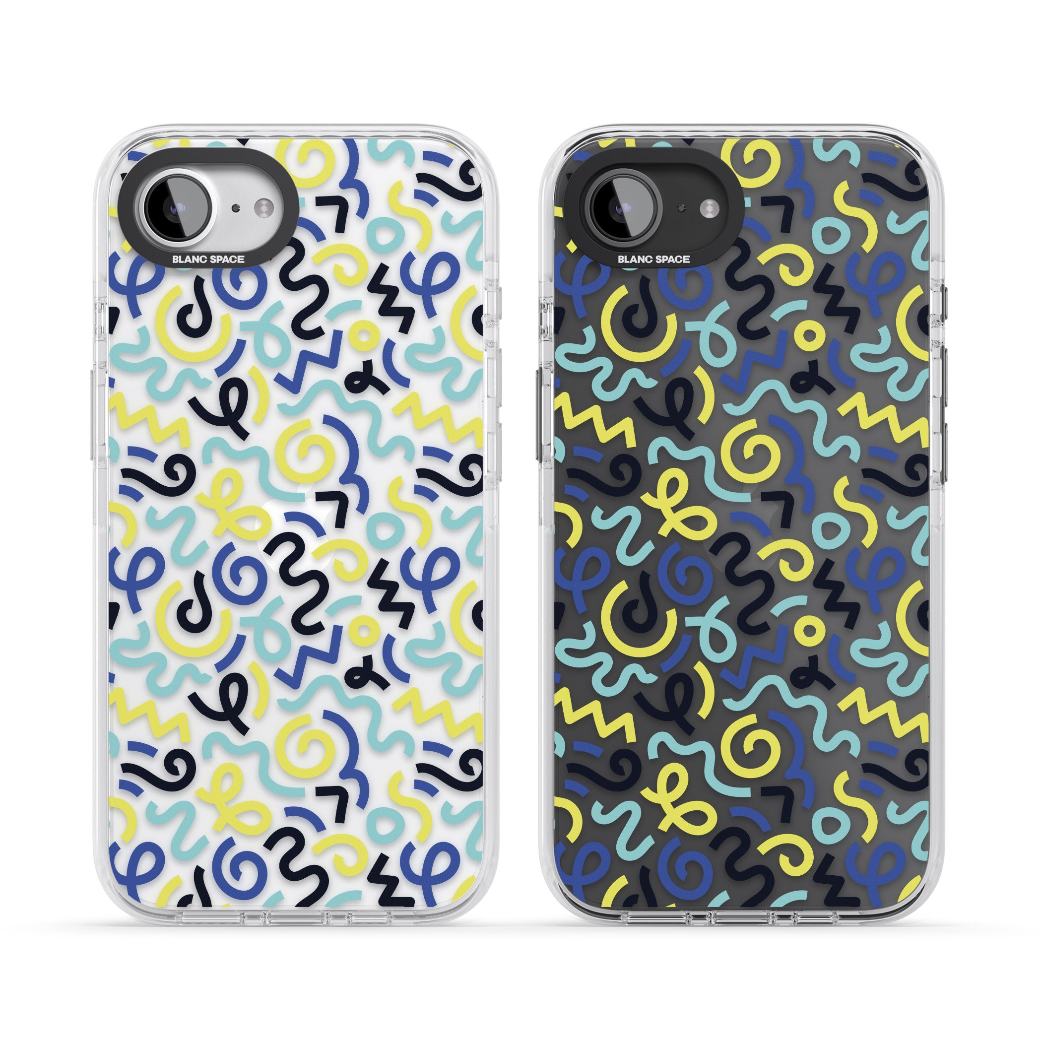 Blue & Yellow Memphis Retro