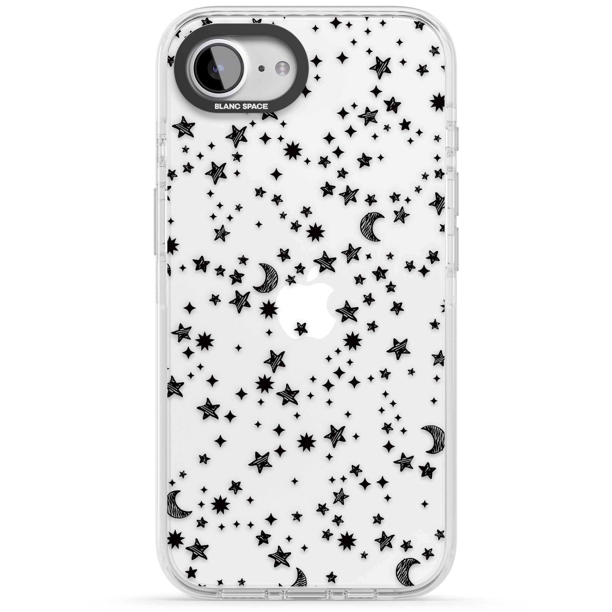 Black Cosmic Galaxy Pattern