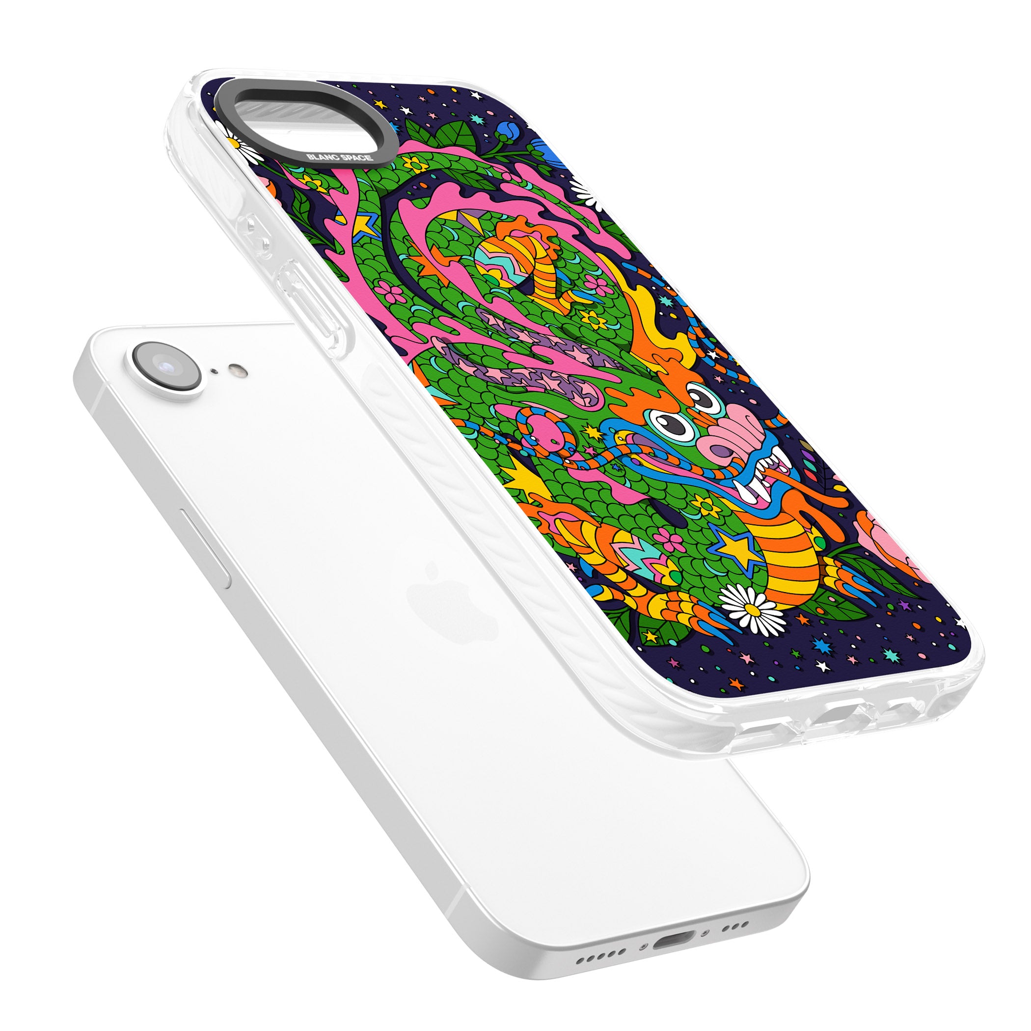 Psychedelic Jungle Dragon (Purple)