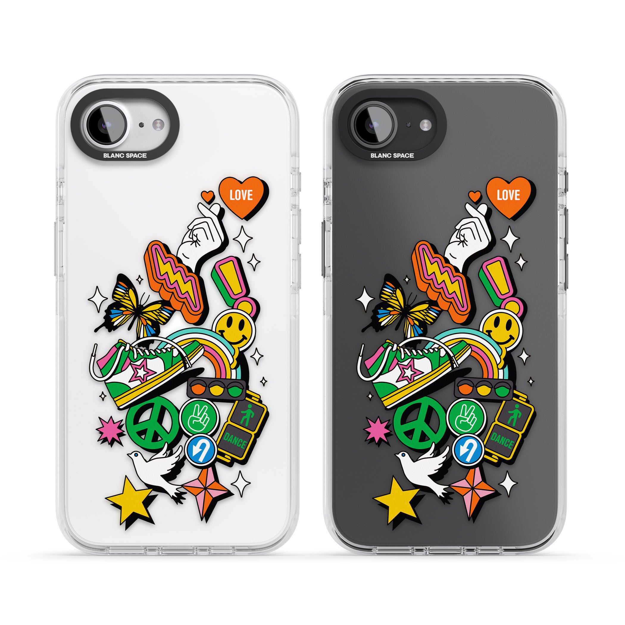 Nostalgic Sticker Collage