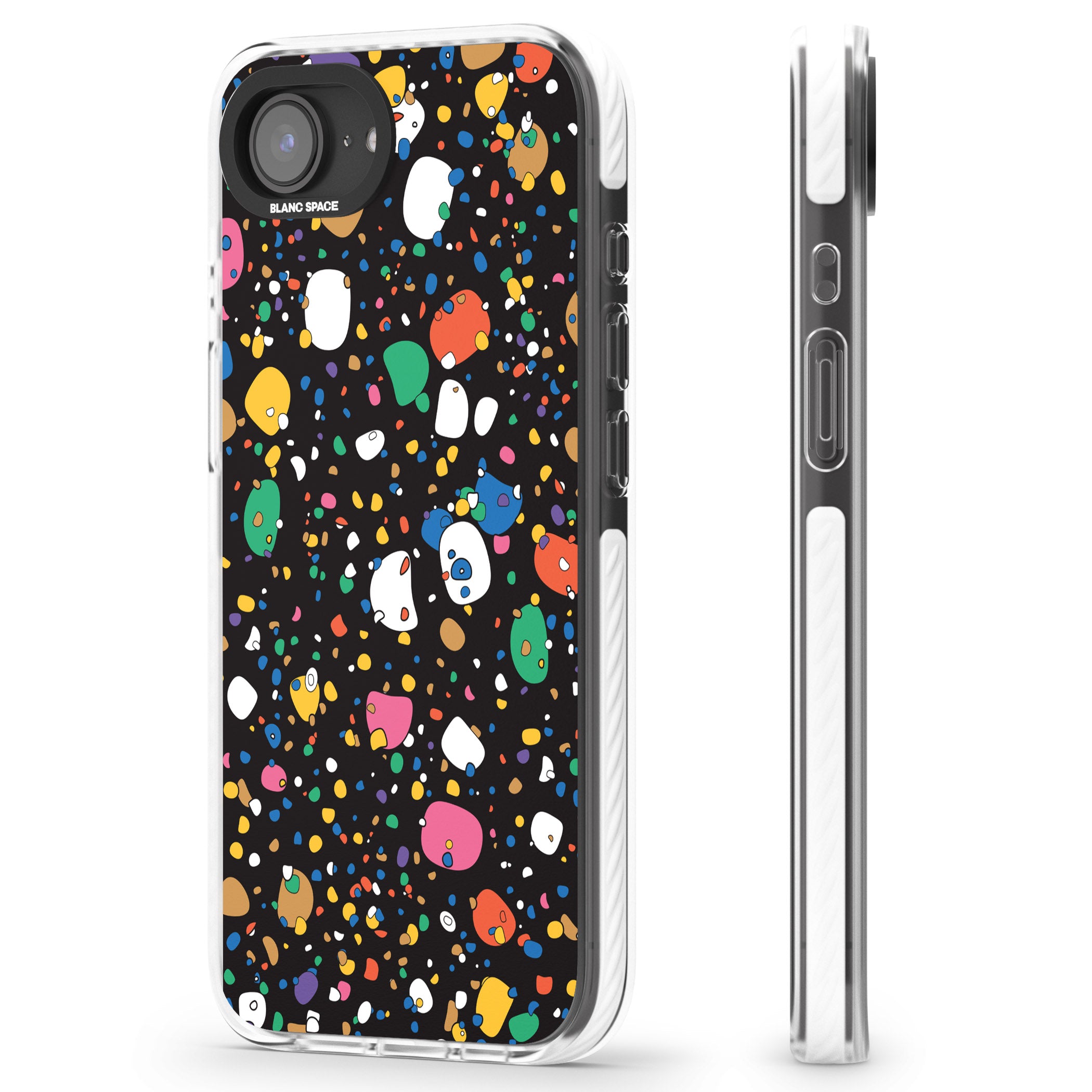 Colourful Confetti Pebbles (Black)