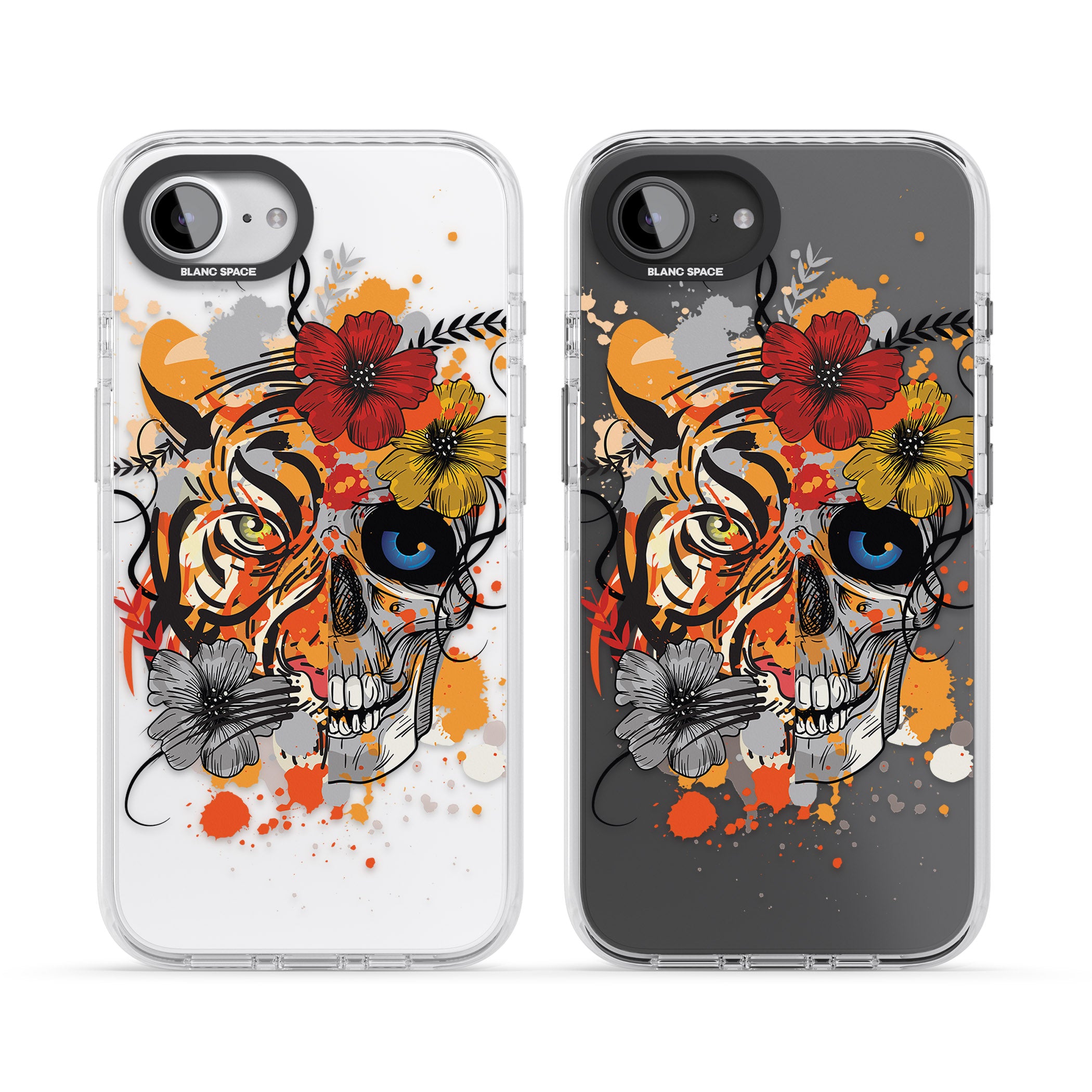 Sugar Skull Tiger Floral
