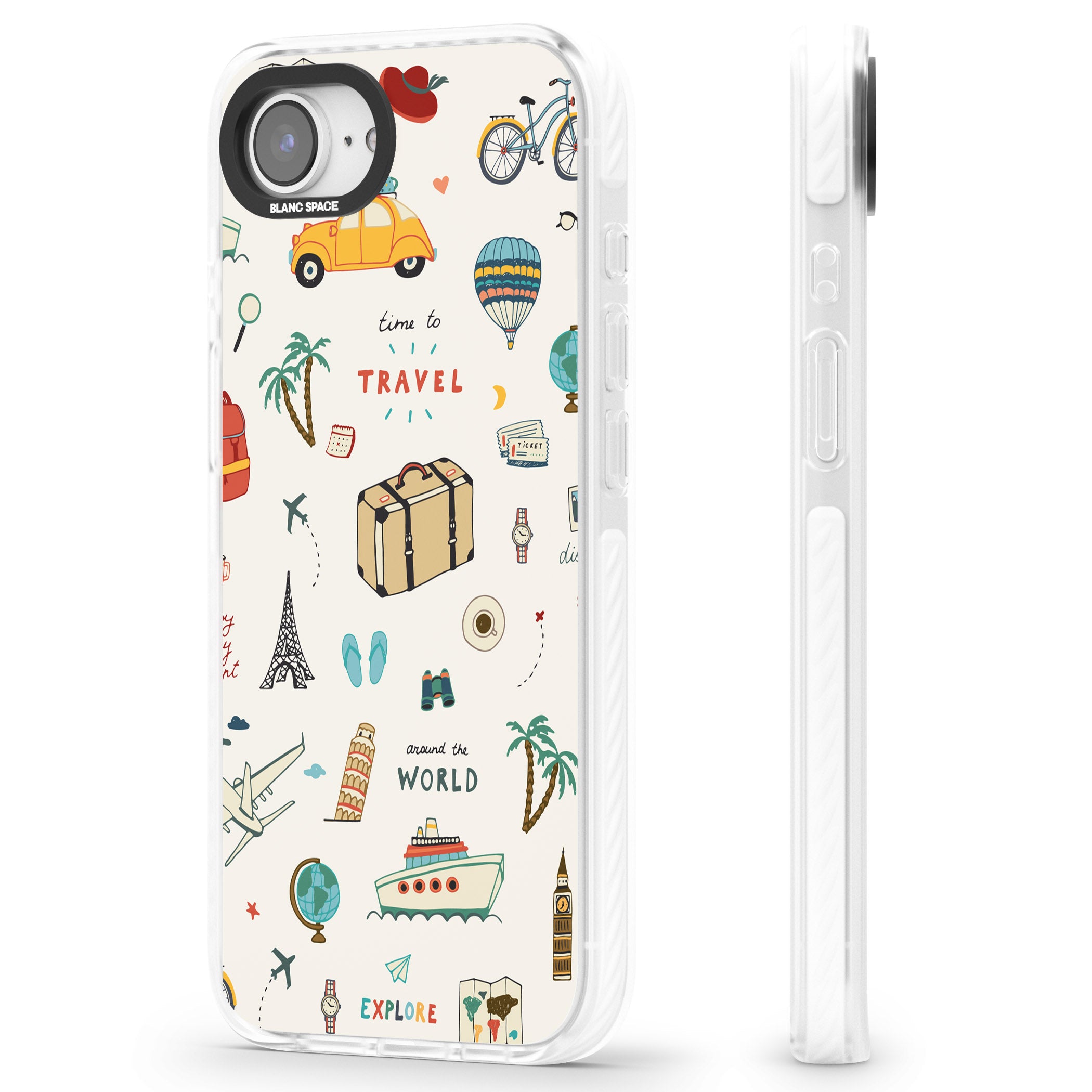 Cute Travel Pattern Cream