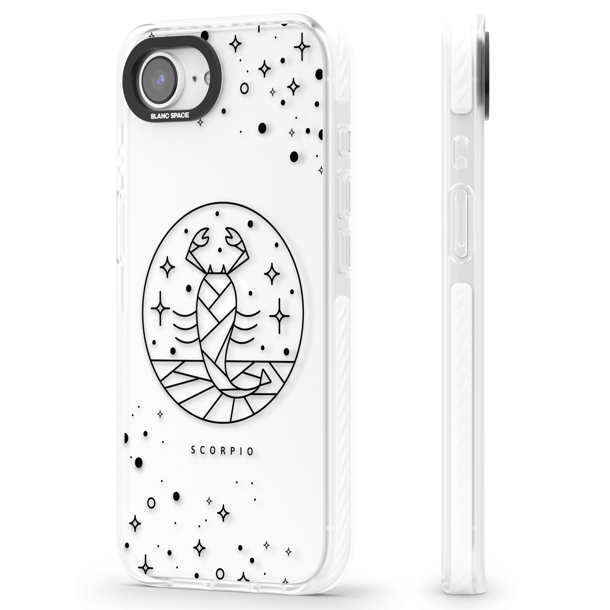 Scorpio Emblem Cosmic Design