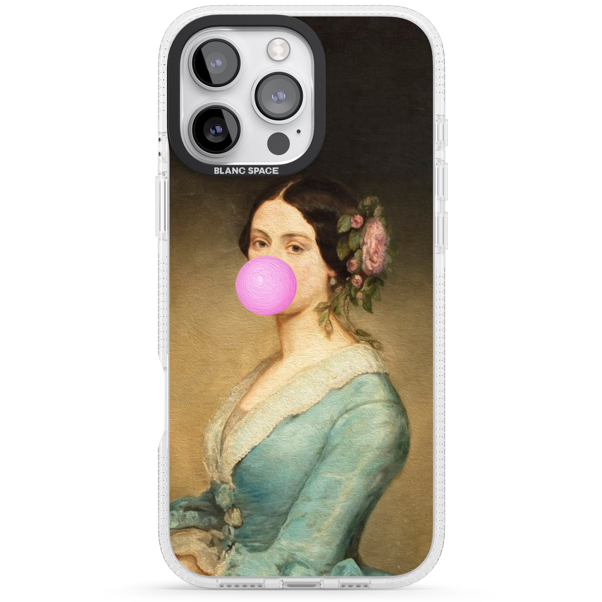 NOT SO ETIQUETTE iPhone 16 Pro Max / 16 Pro Clear Case Impact Air - Blanc Space