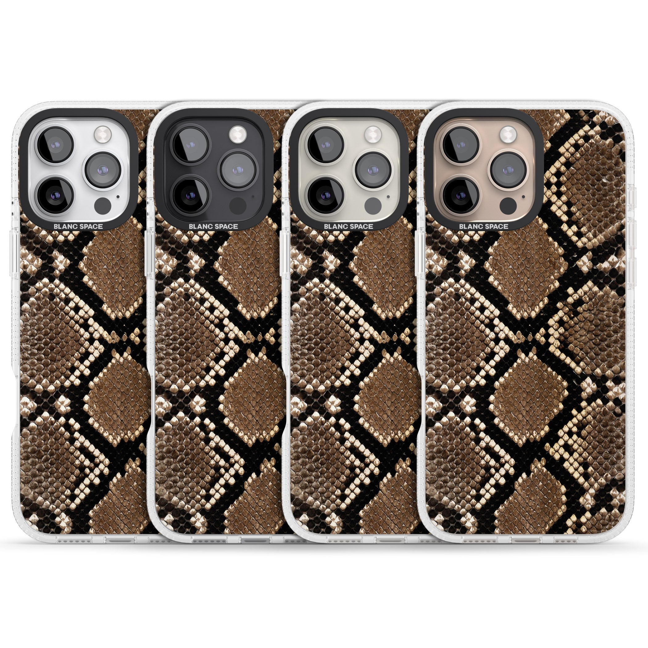 Snakeskin iPhone 16 Pro Max / 16 Pro Clear Case Impact Air - Blanc Space